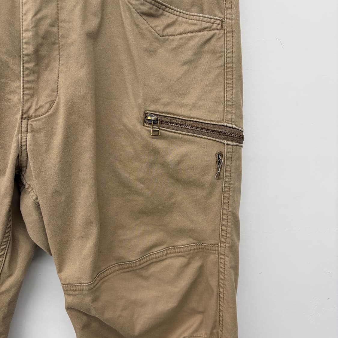 에드윈 빈티지 카키색 남성 카고 바지 34in 상품이미지2
