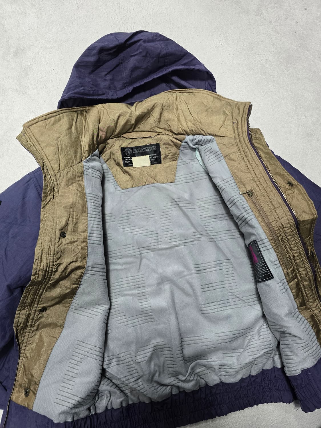 80s descente 데상트 빈티지 후드 자켓 S사이즈  상품이미지8