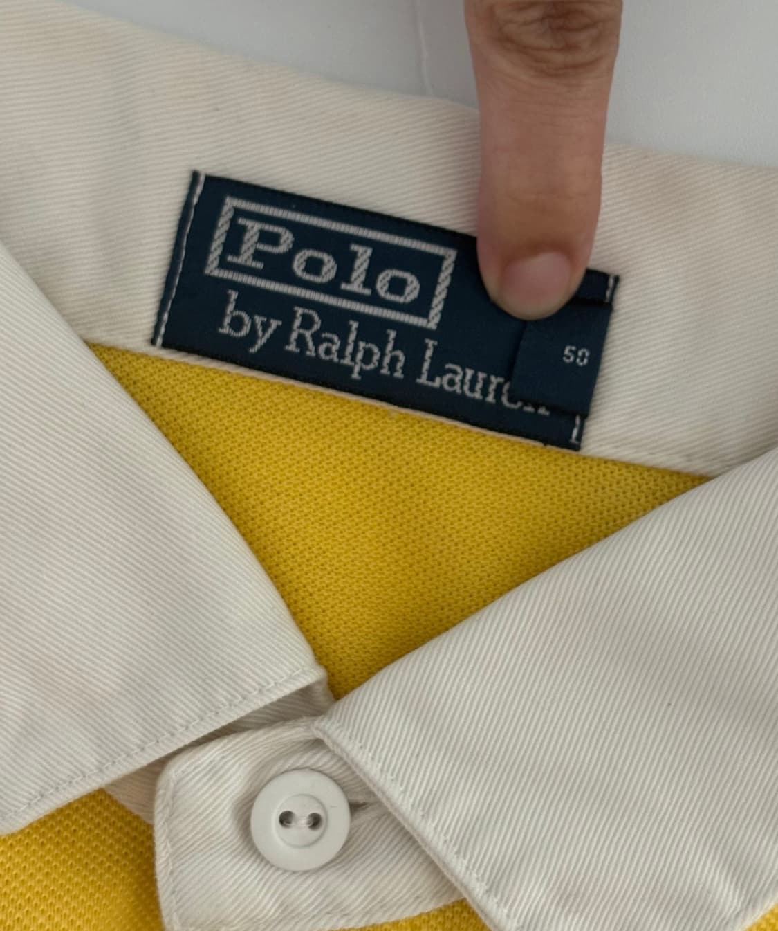 Polo 폴로랄프로렌 옐로우 럭비 카라티  상품이미지5