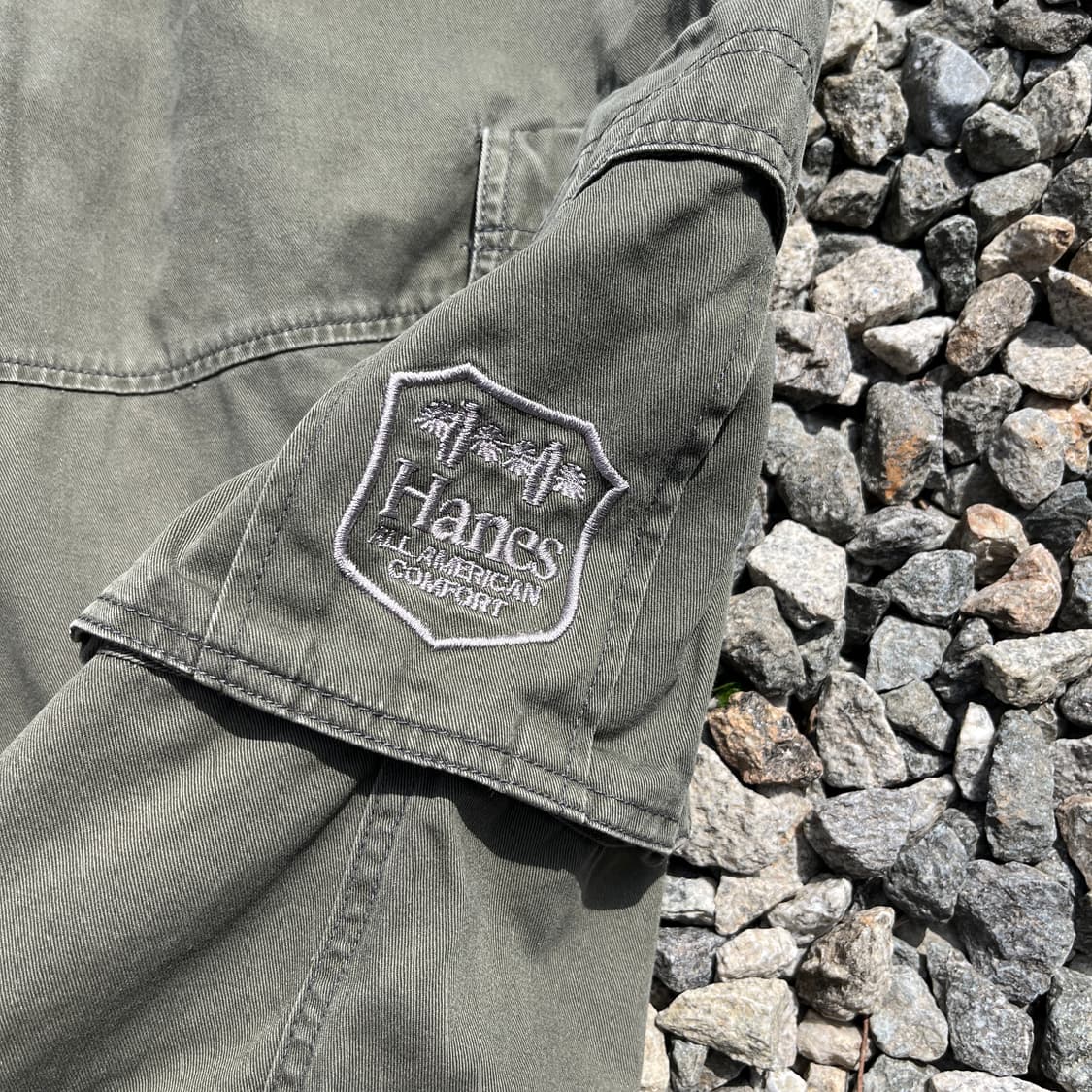 헤인즈(Hanes)USA 버뮤다 빈티지 카고 팬츠 (실측확인) 상품이미지3