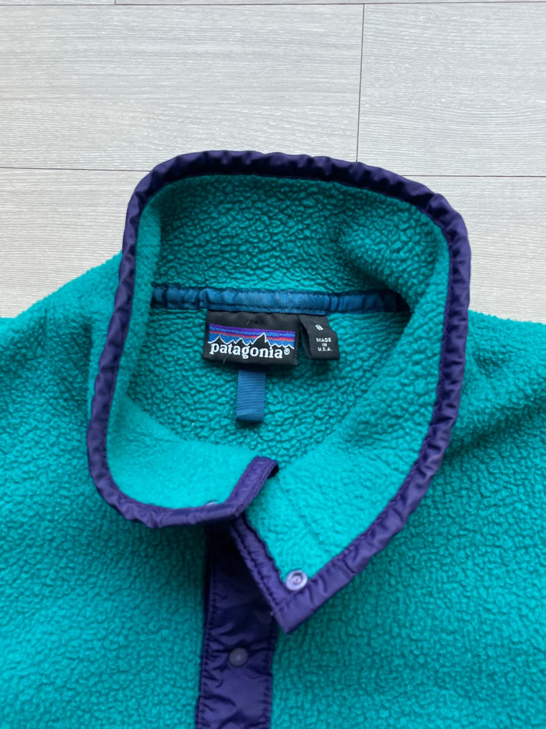 90s 파타고니아 신칠라 틸 블루 퍼플 빈티지 플리스 상품이미지3
