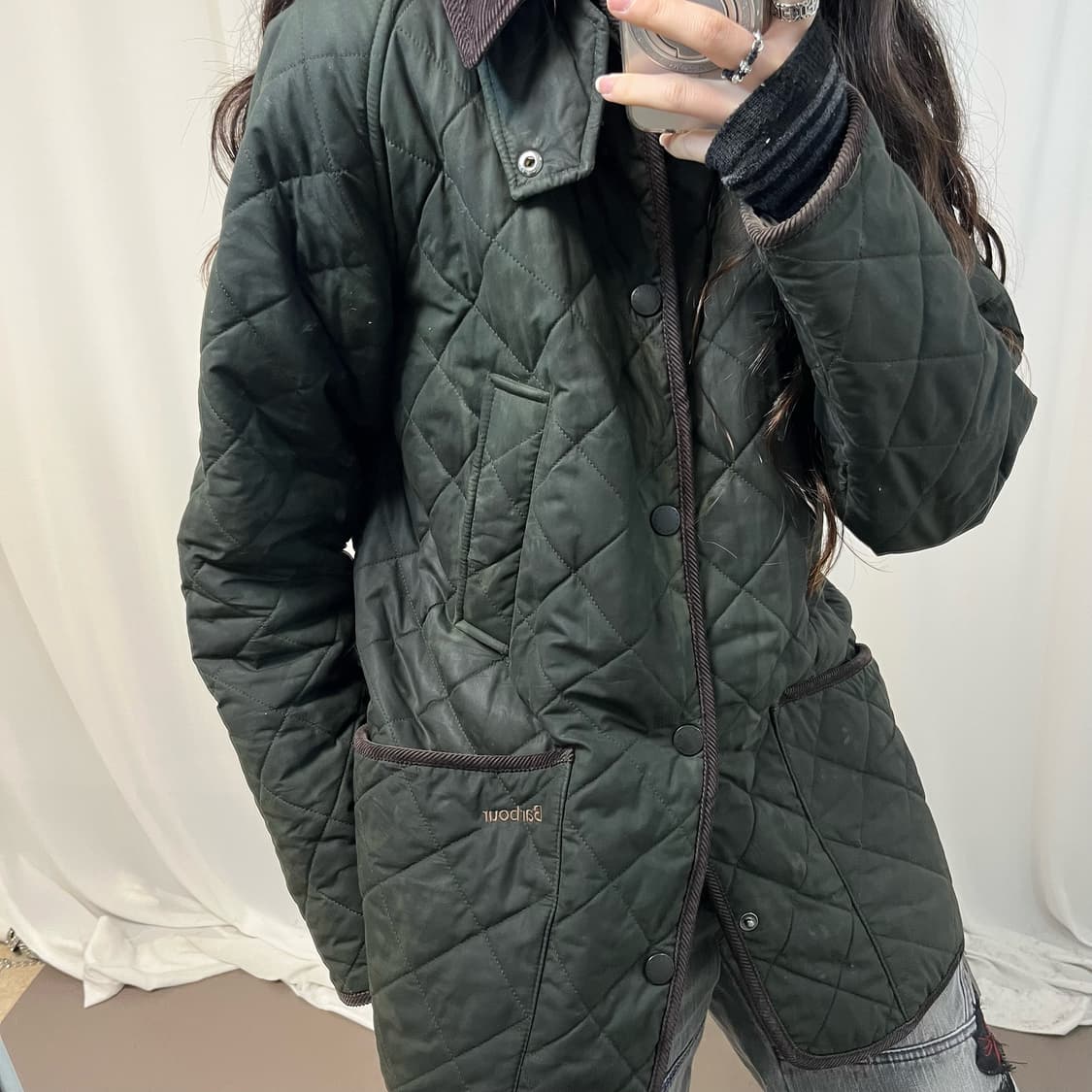 Barbour Quilted Jacket 상품이미지3