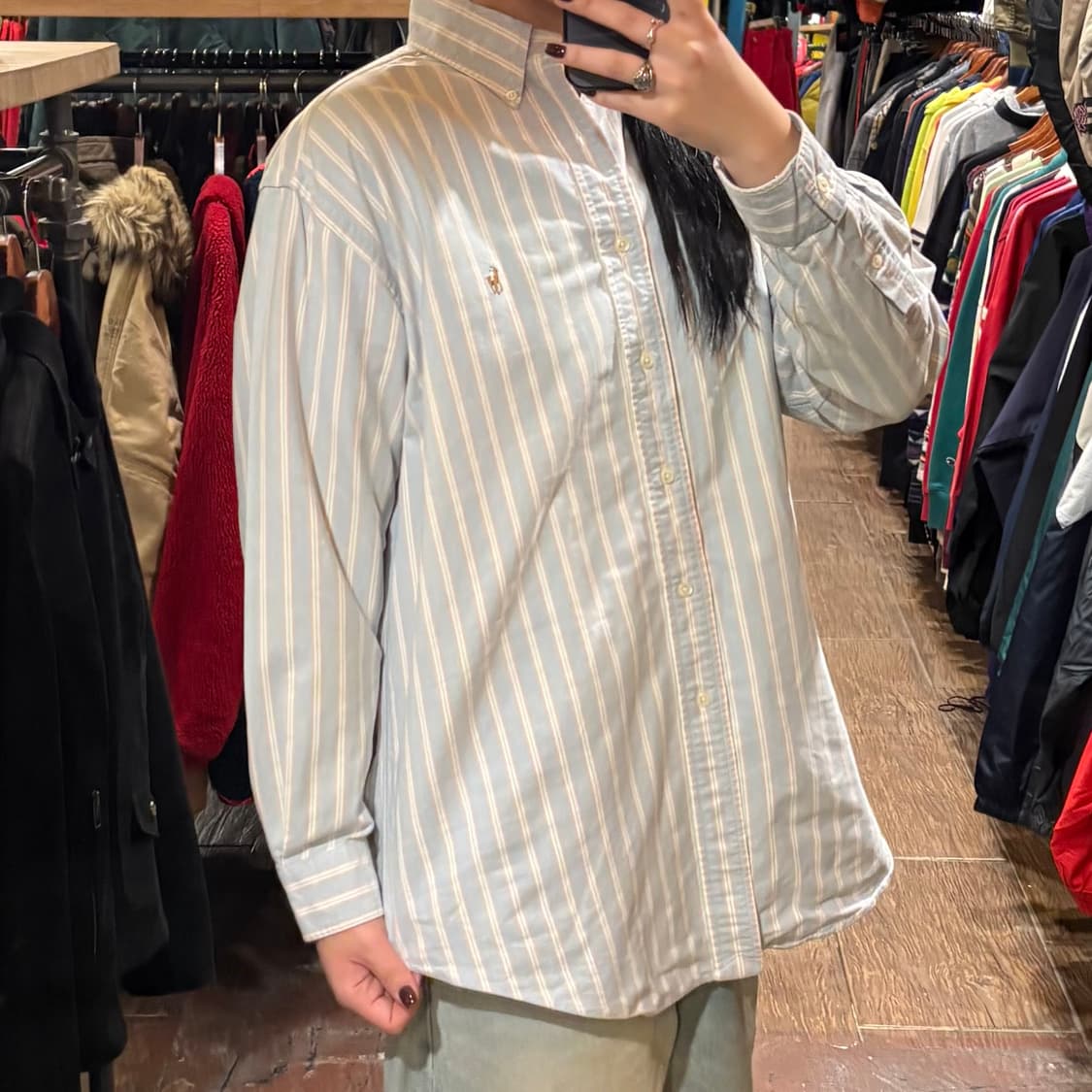 [HI] Polo 폴로 긴팔셔츠 스트라이프 상품이미지4