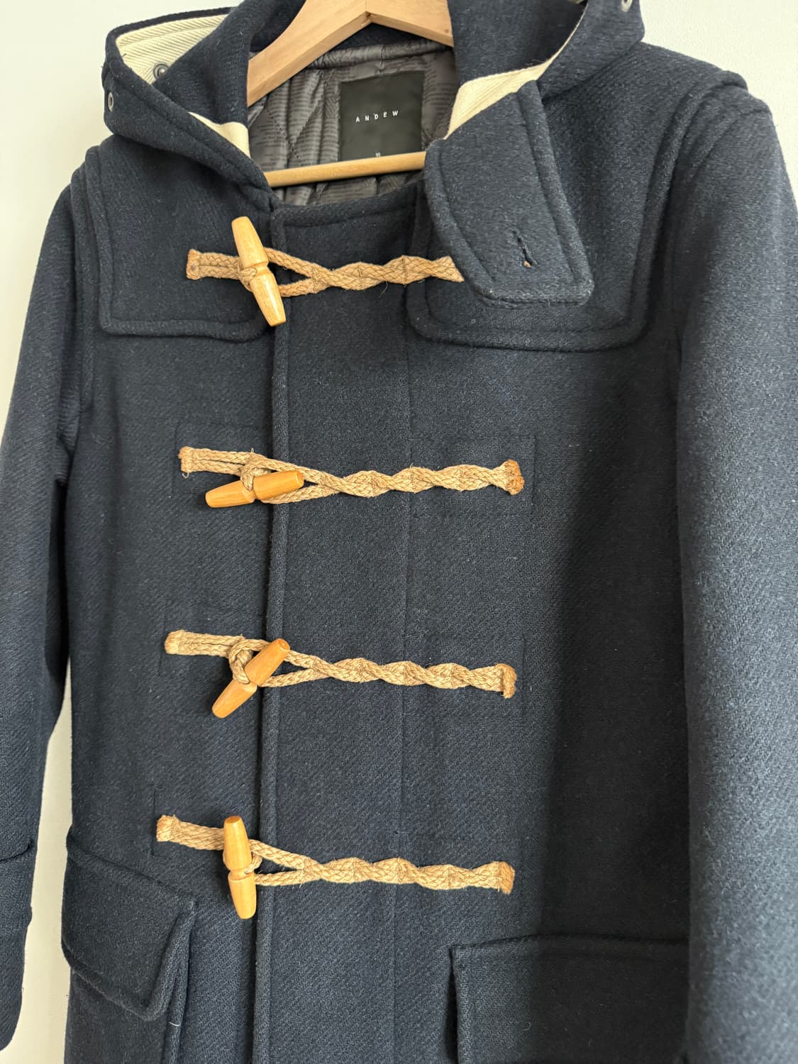 ANDEW 울 더플 코트(네이비) 상품이미지4