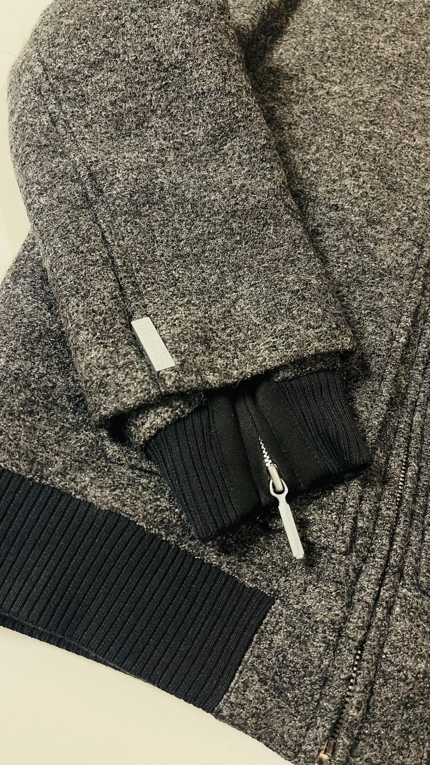 발렌시아가 BALENCIAGA 고품질 멜톤 울 봄버 자켓 48 컨디션 굿 상품이미지3