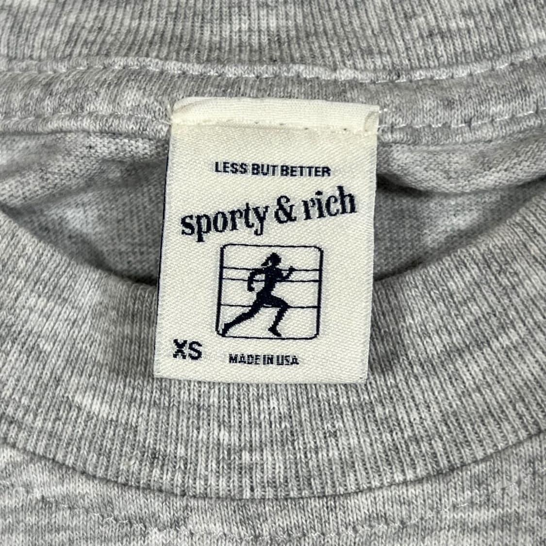 스포티 & 리치 어센틱 클럽 반팔 티셔츠 그레이 상품이미지3