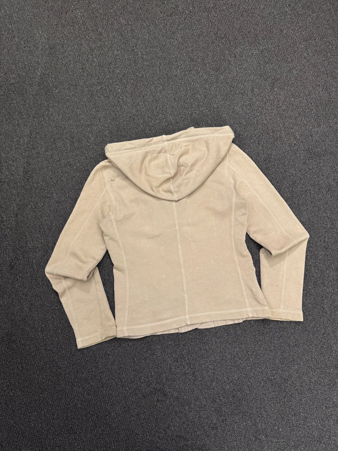 S)ET Boite 빈티지 여성 베이지 후드 자켓 상품이미지4