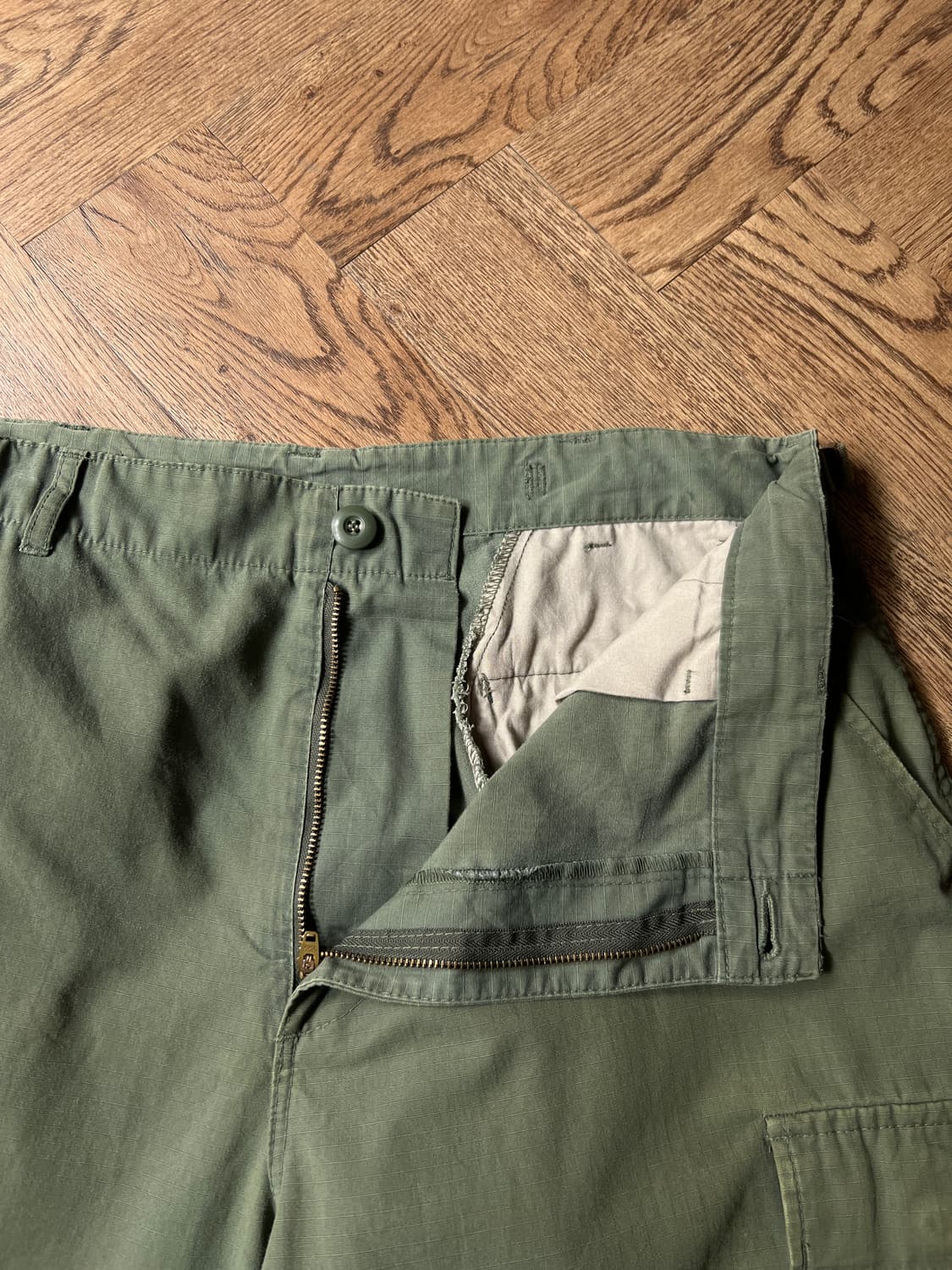 [34]오리지널 U.S ARMY 올리브그린 립스탑 밀리터리 카고 팬츠 상품이미지3