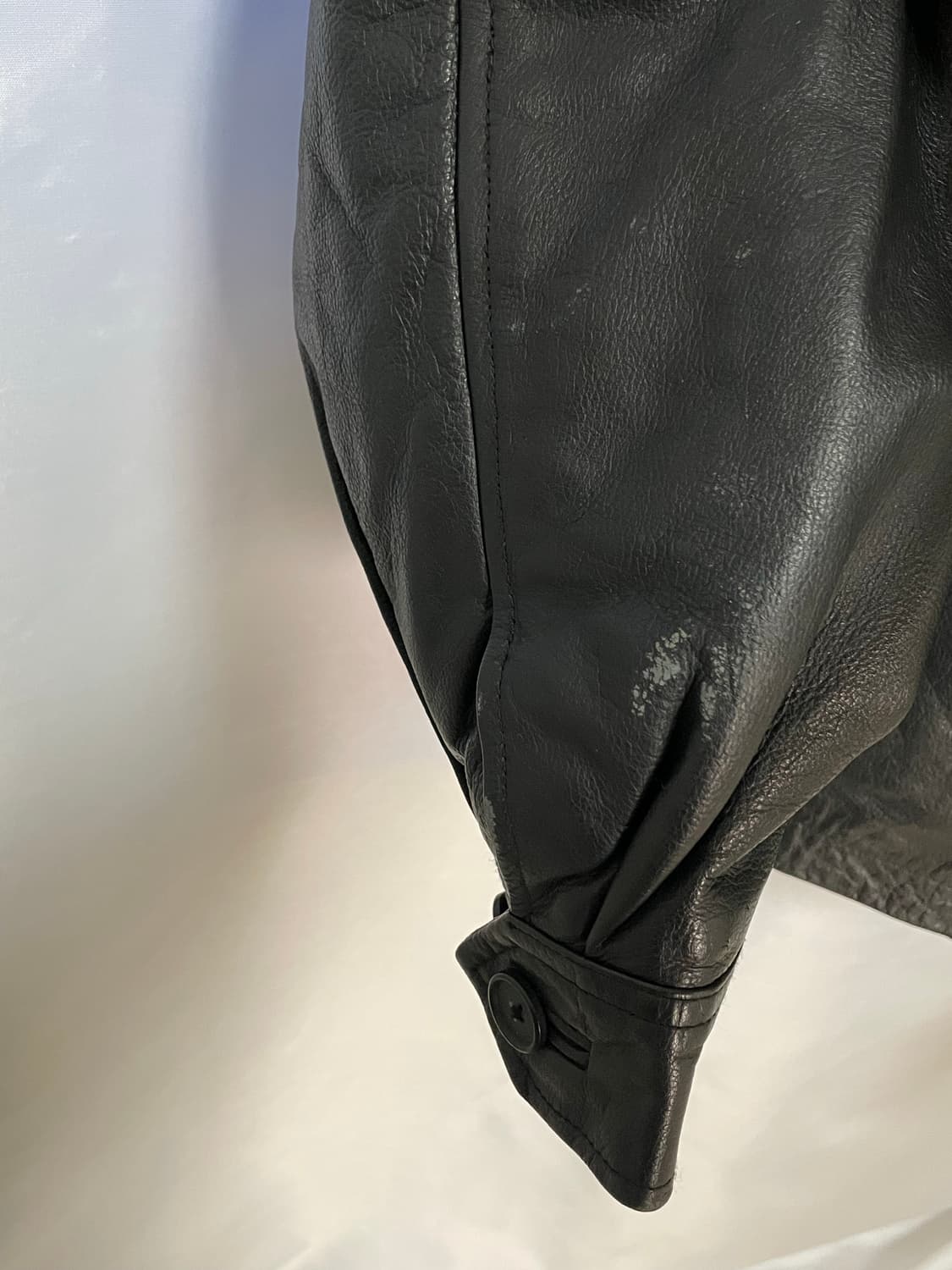 [D.O Archives] 90s 올드갭 레더 싱글 라이더자켓 블랙(M) 상품이미지6