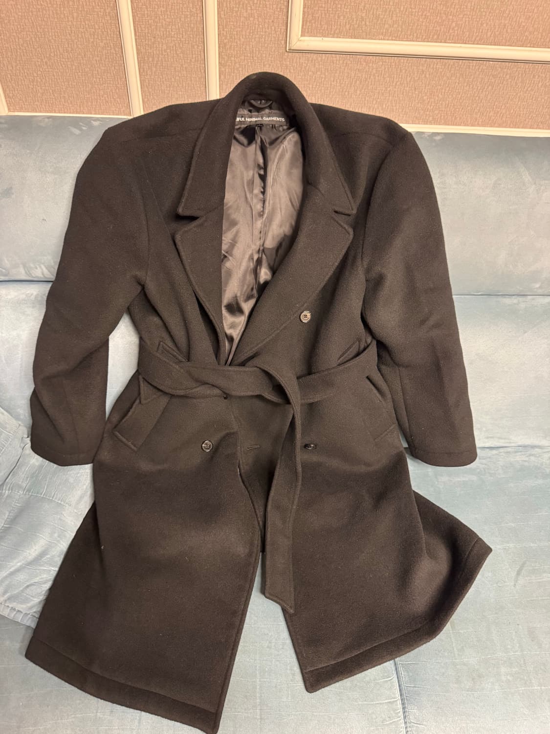 LIFUL  Minimal Garments 롱코트 블랙 L 상품이미지2