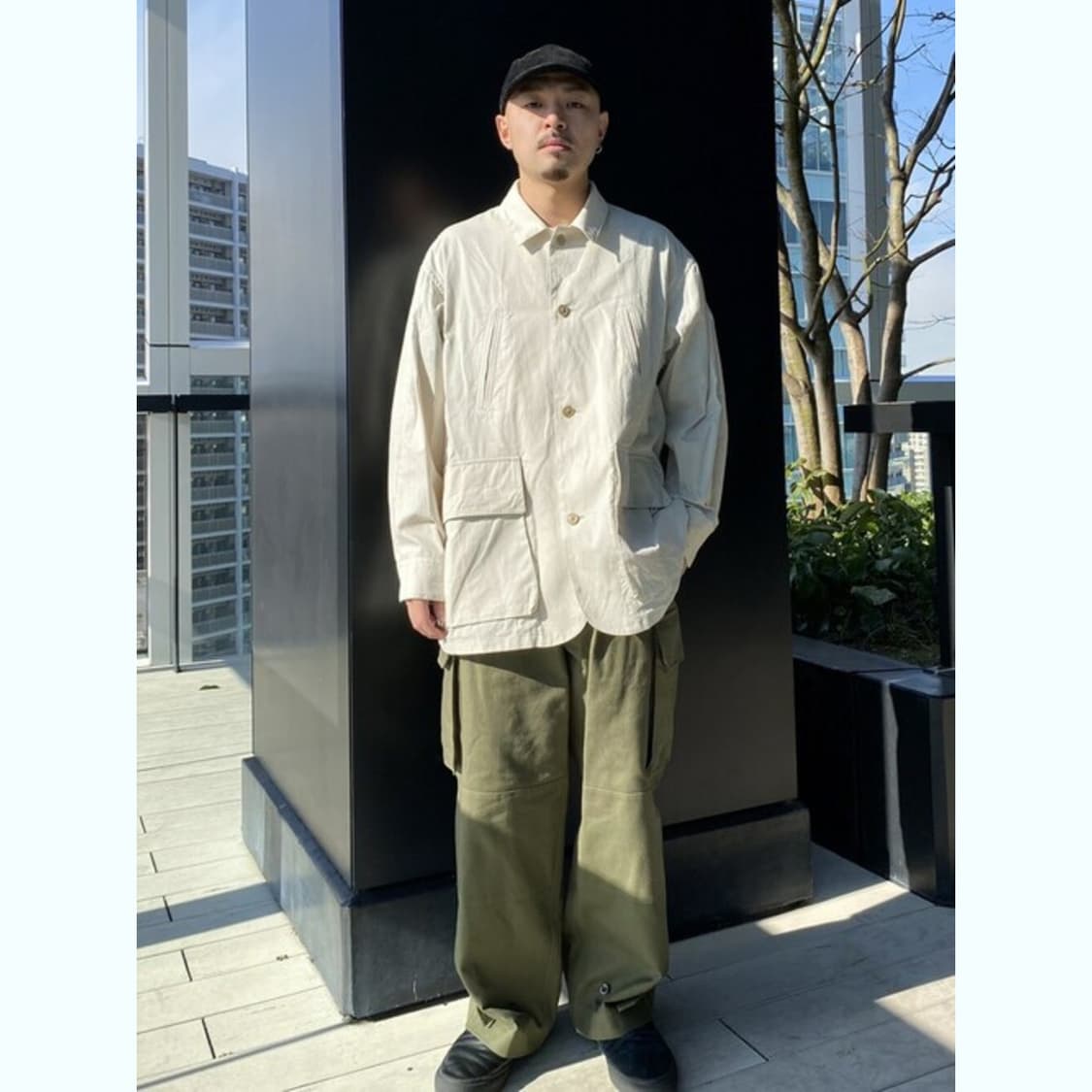 블럼스 셀비지 트윌 부쉬 자켓 아이보리 3(105)사이즈 blurhms 상품이미지4