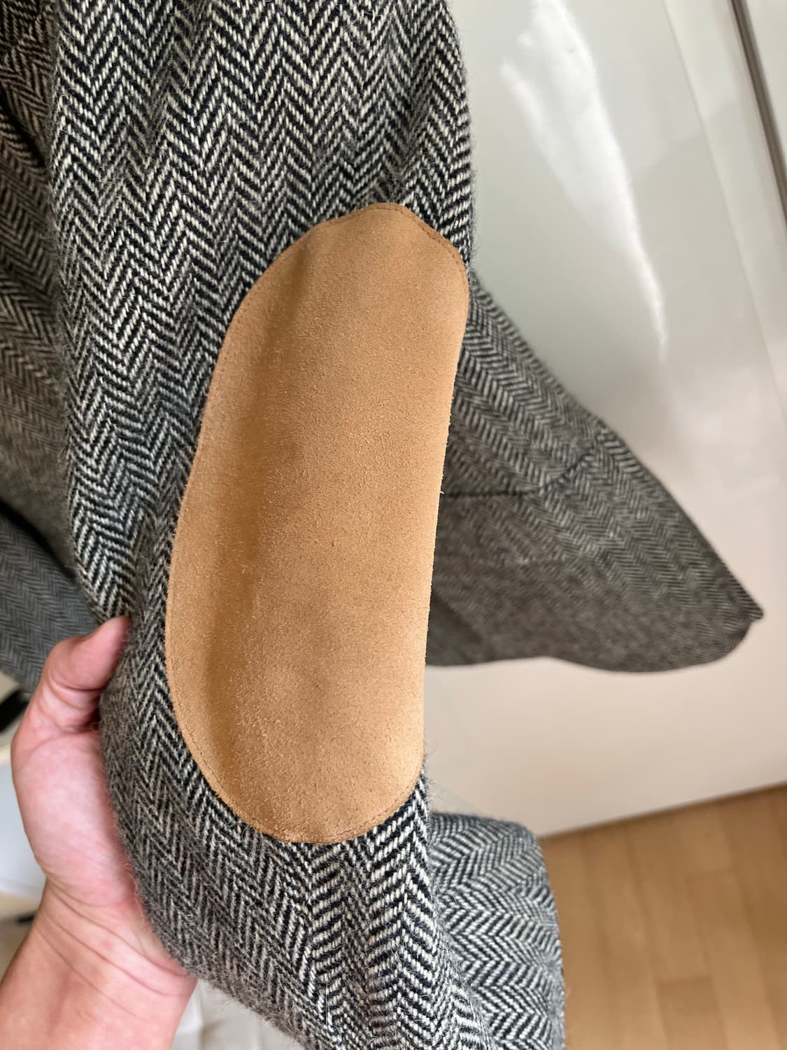 랄프로렌 Rl67  헤링본 알파카울자켓 베스트 세트 상품이미지5