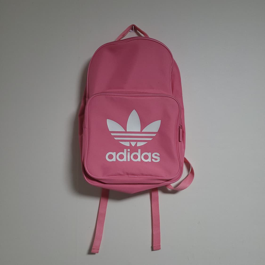 ADIDAS 아디다스 빅로고 핑크 백팩 가방 상품이미지1