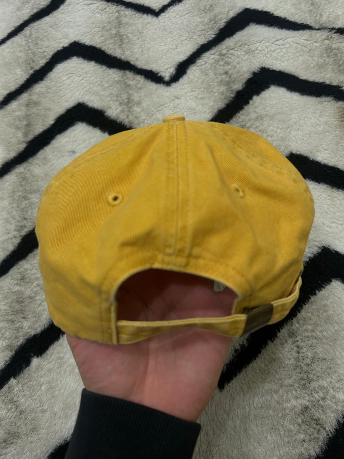 프리앤이지 워시드 돈 트립 캡/머스타드 상품이미지4