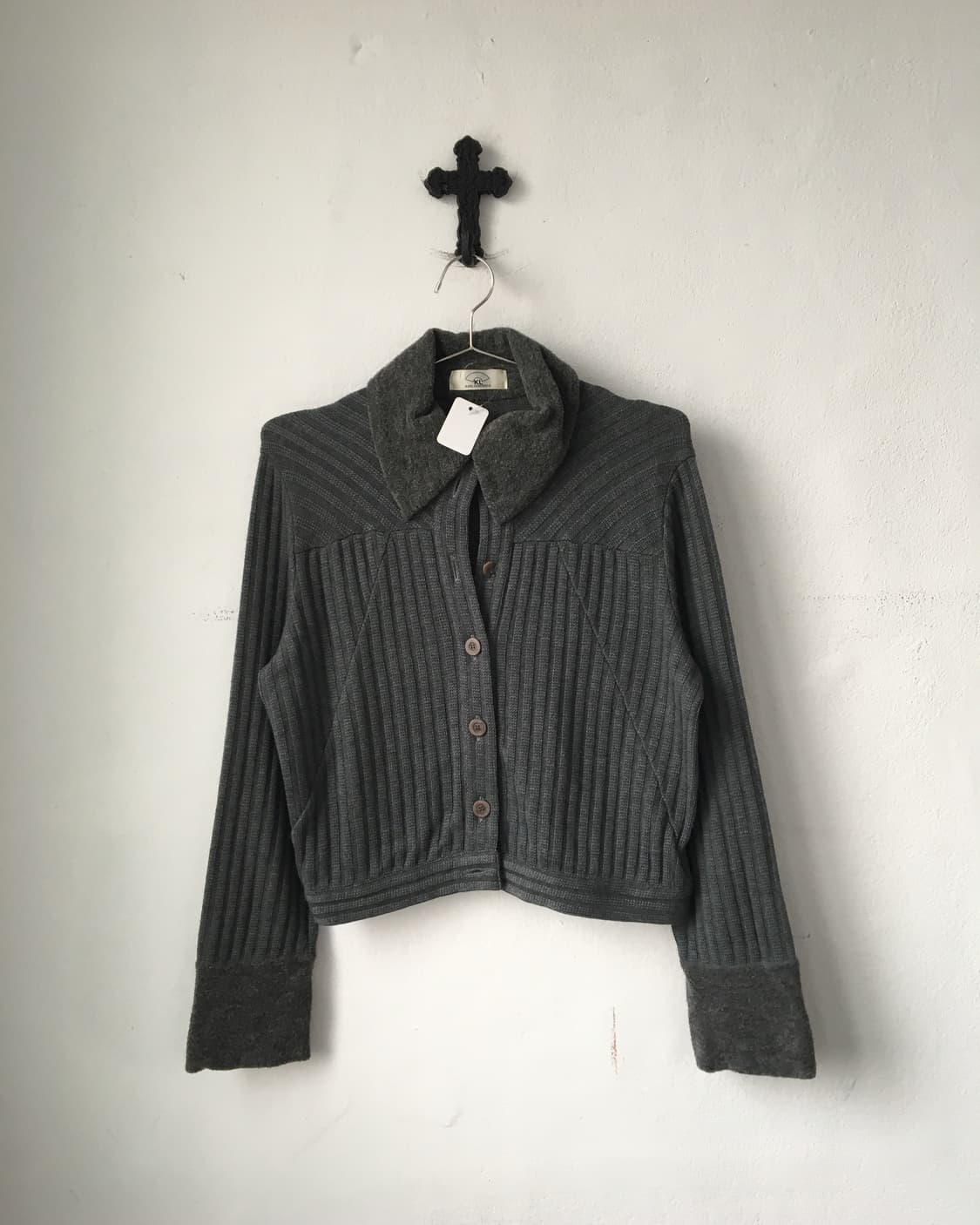 Ribbed knit cardigan 상품이미지2