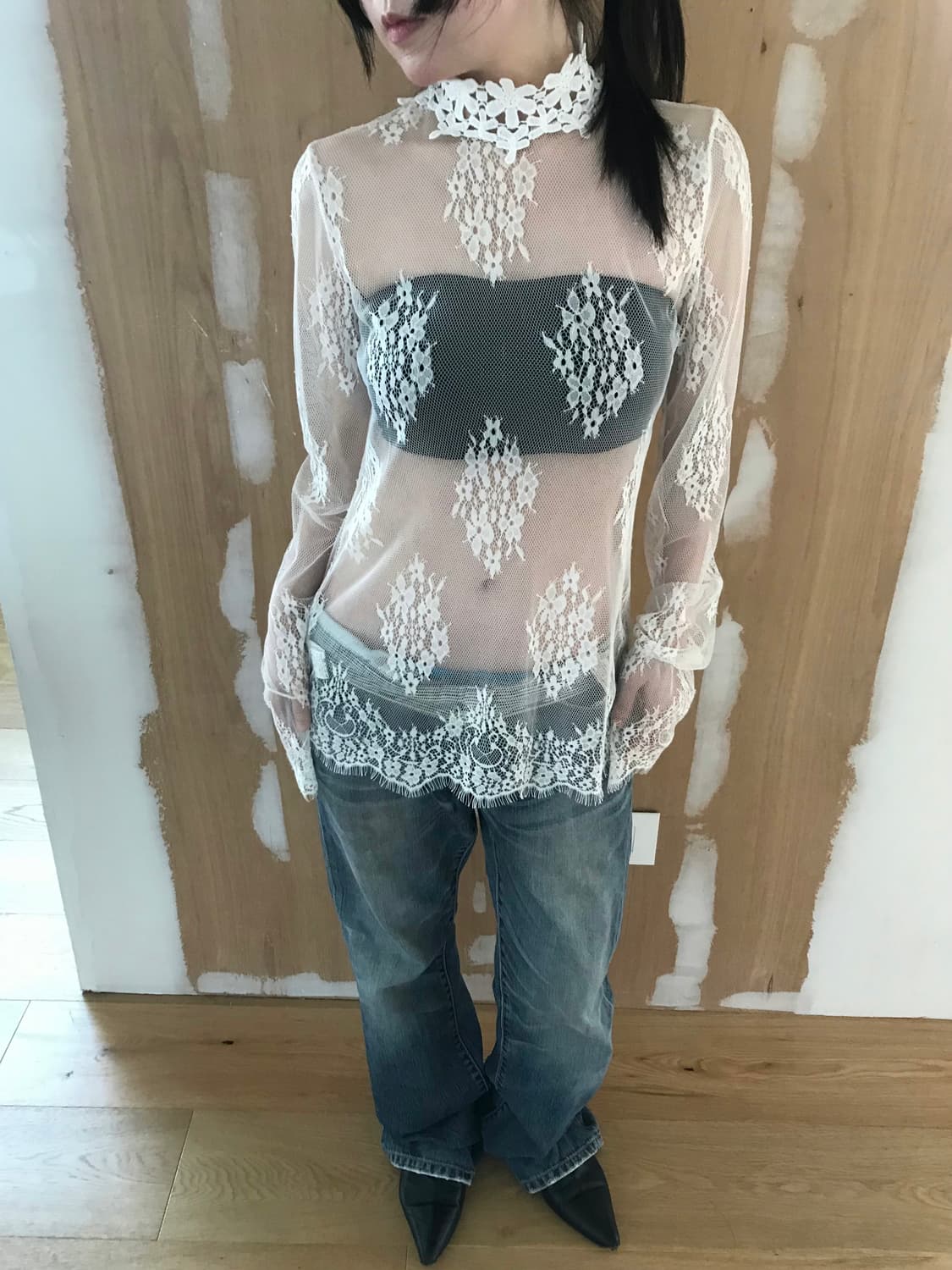 vintage lace blouse 상품이미지2