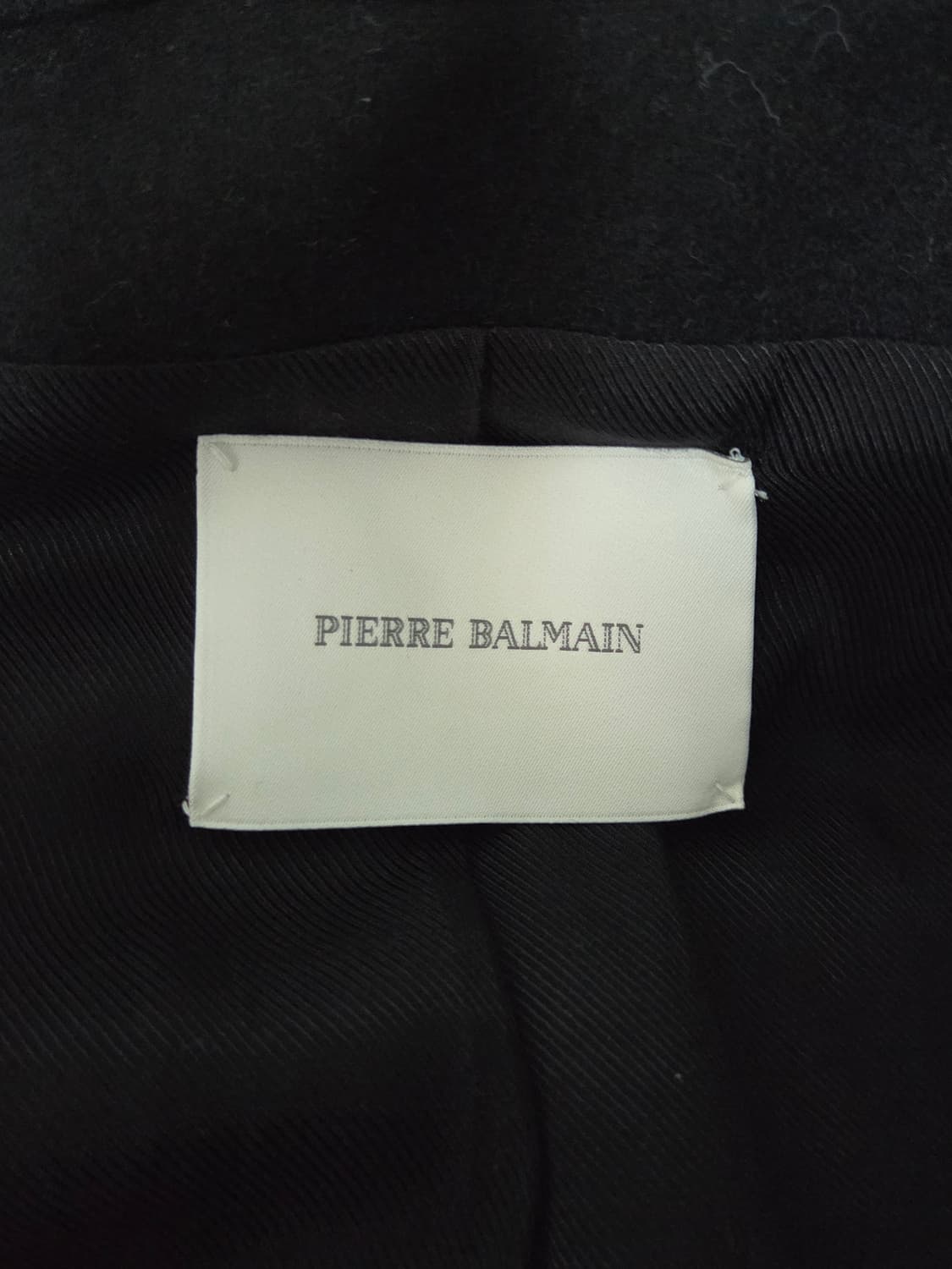 (정품) [피에르 발망] 울 니트 슬리브 더블 코트 | 00100 상품이미지3