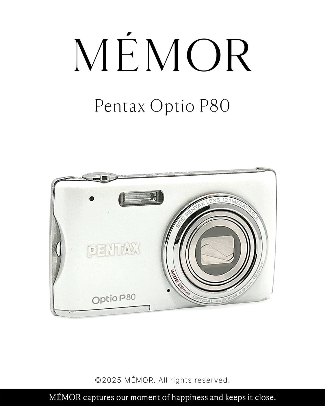 뉴트럴톤/블러리작례✨Pentax Optio P80 펜탁스 디카 카메라 상품이미지2