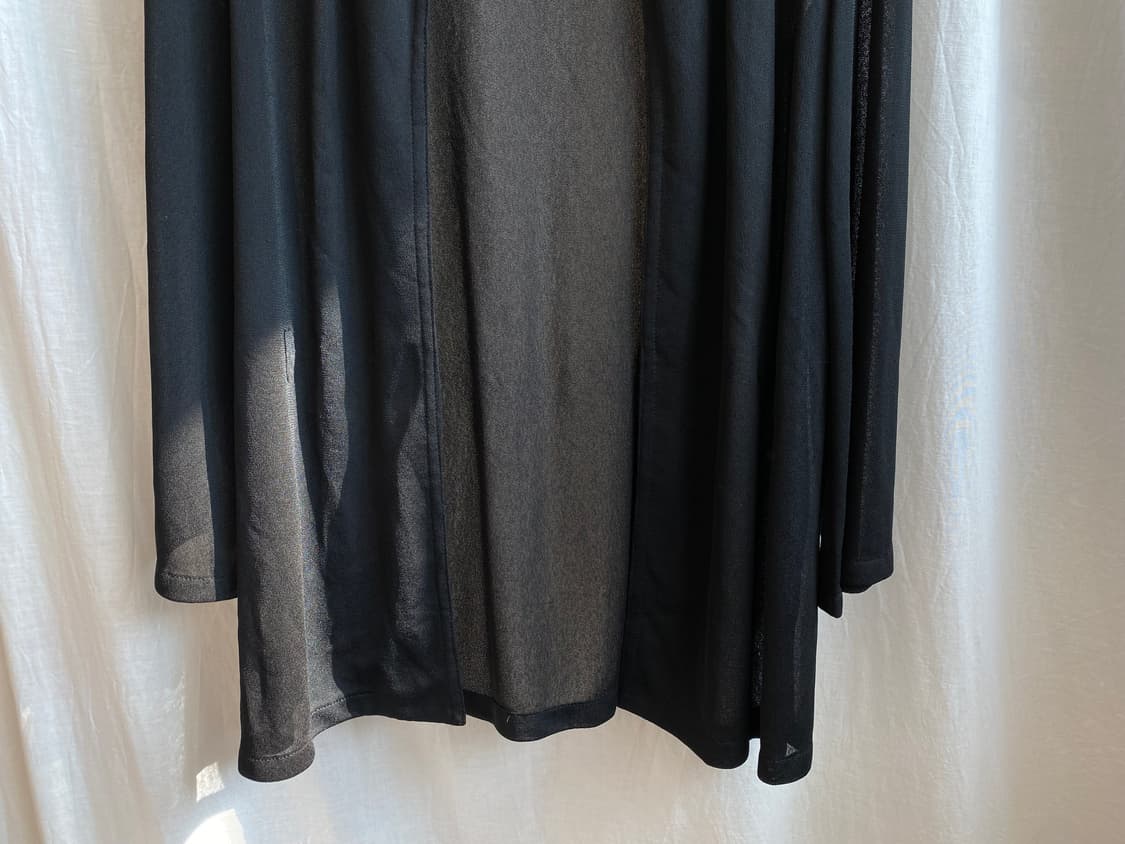 블랙 시스루 오픈자켓(M) 상품이미지4