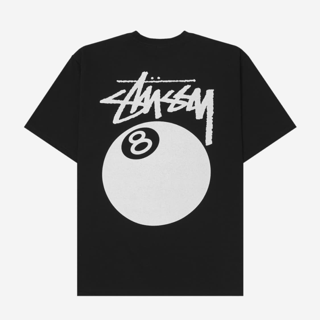 스투시 8볼 반팔티 검정 (M) 상품이미지2