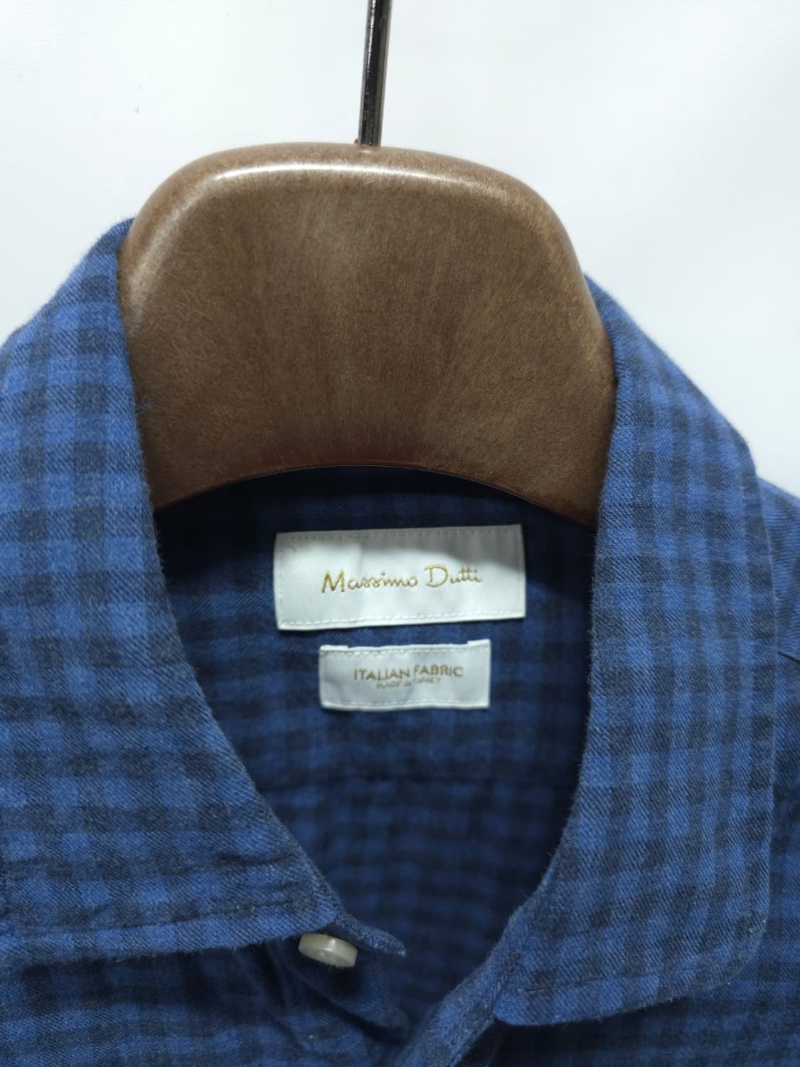 마시모두띠 잔체크 워싱셔츠 (남성95) 상품이미지5