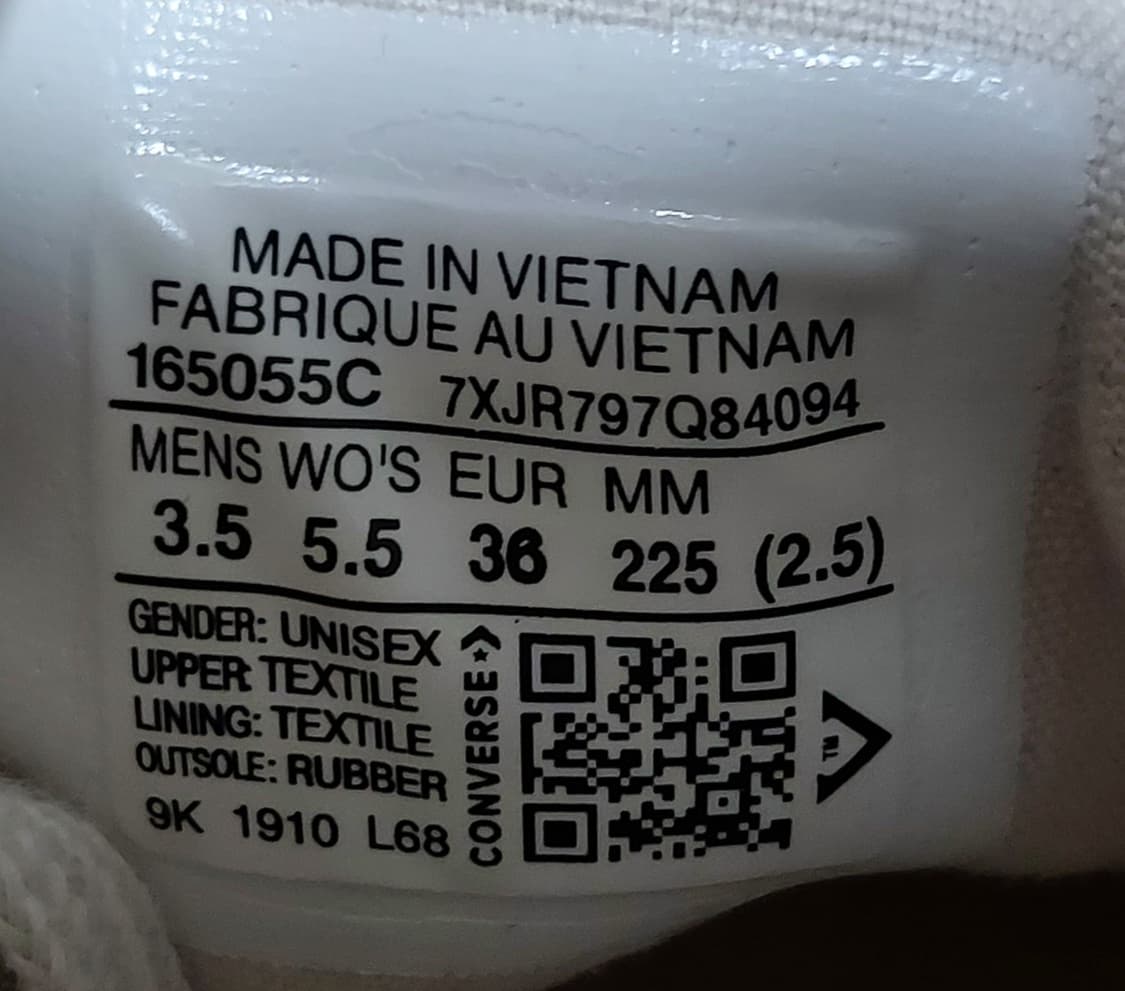 컨버스 척 70 x 피스마이너스원 하이 네이비(225mm) 상품이미지9
