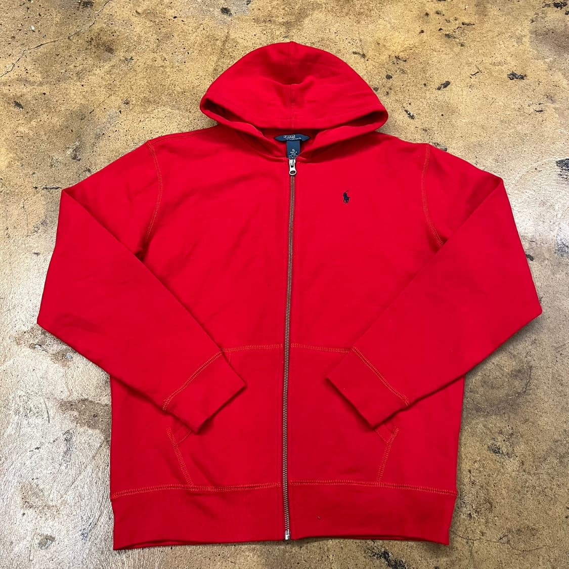 [정품/XL] 폴로 랄프로렌 레드 후드 집업 b16 상품이미지2