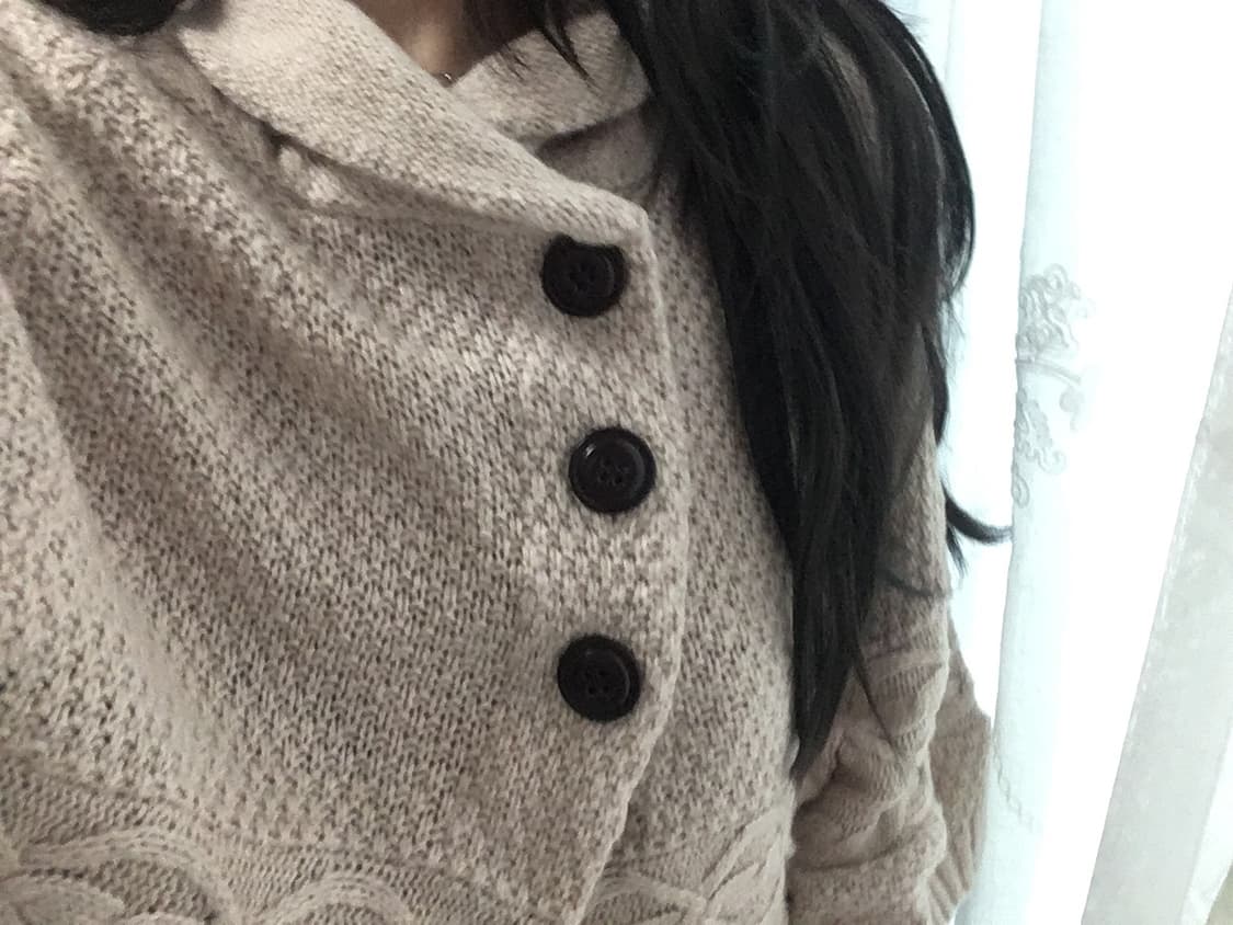 일본빈티지 사와코 베이지 케이프 모리걸 하구미 상품이미지5