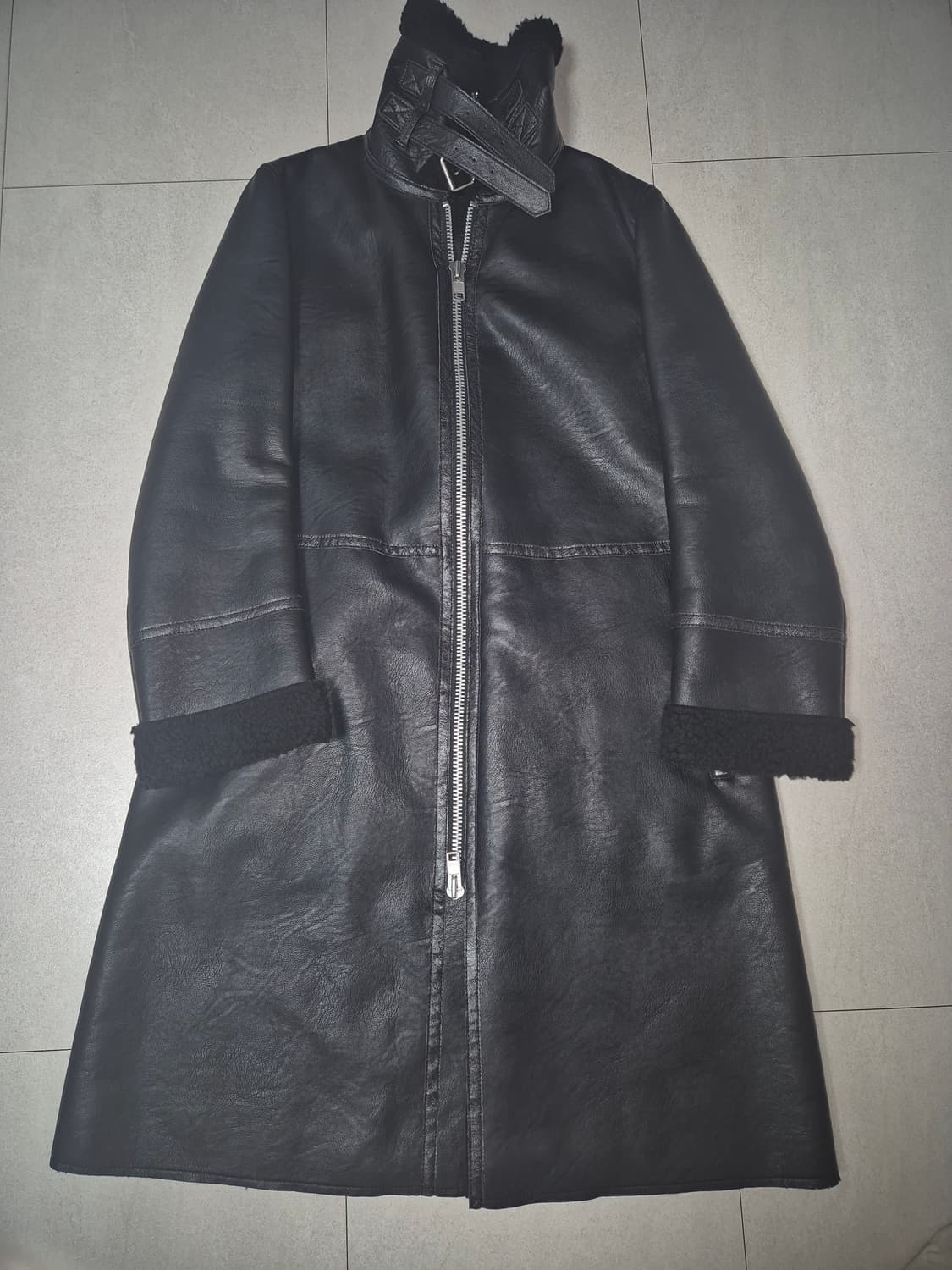 꼼데가르송 트리코 페이크 보아 무스탕 상품이미지7