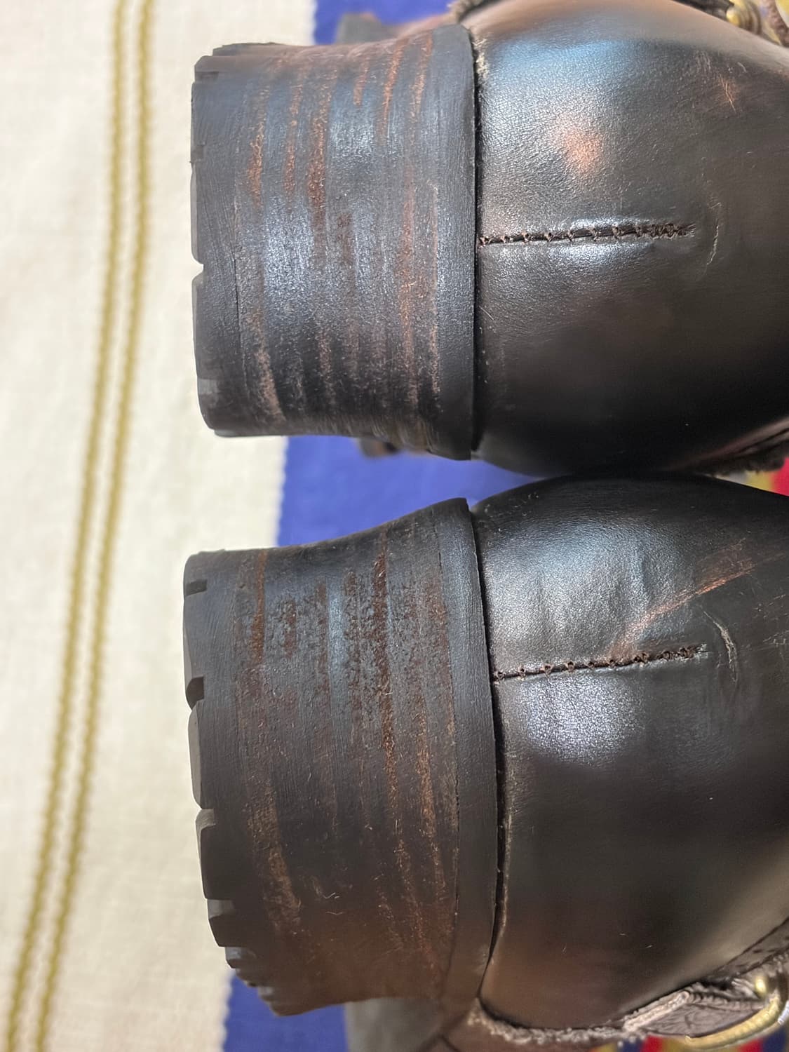 Western lace up grunge boots /웨스턴 그런지 부츠 상품이미지7