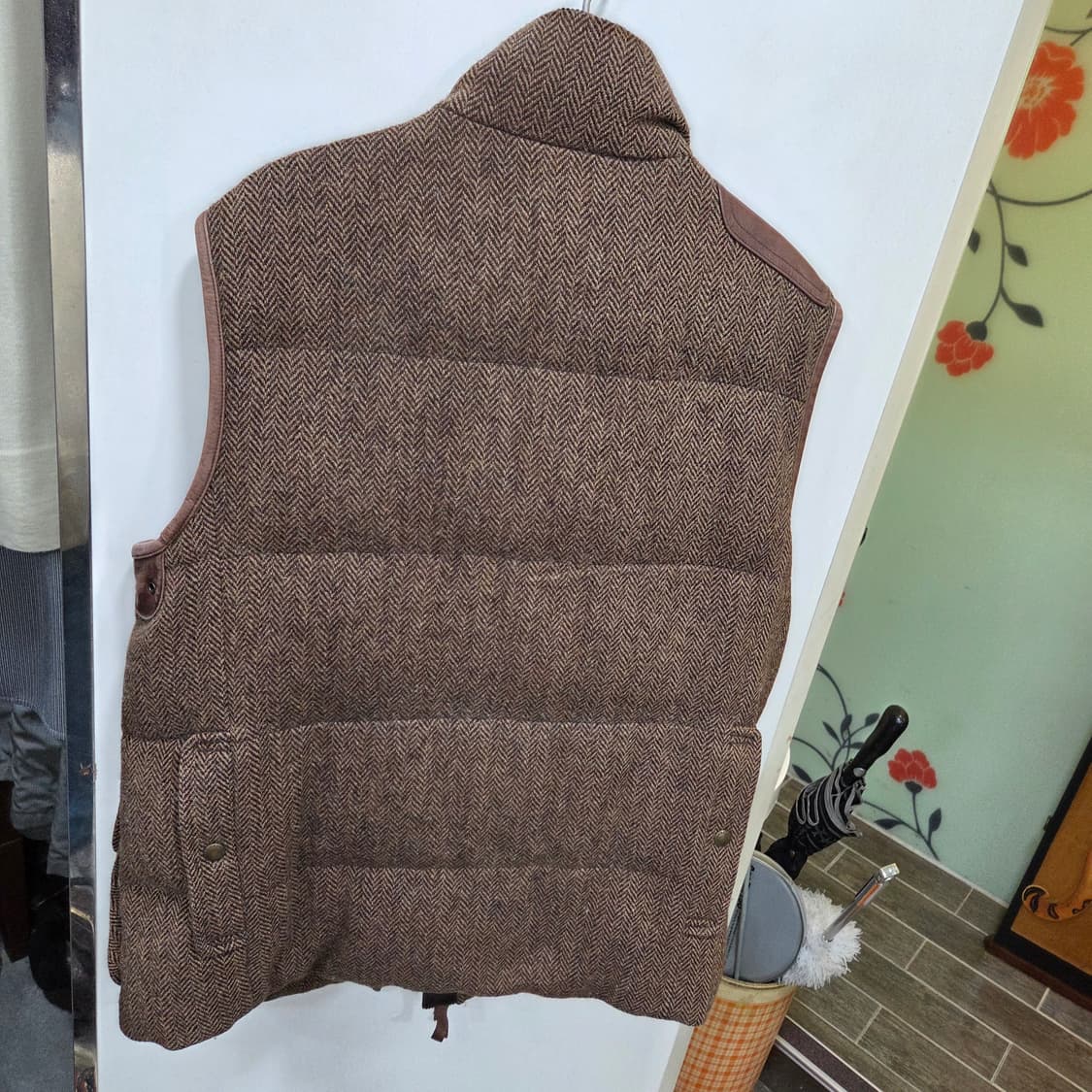 폴로 랄프로렌 헤링본 다운 베스트 상품이미지3