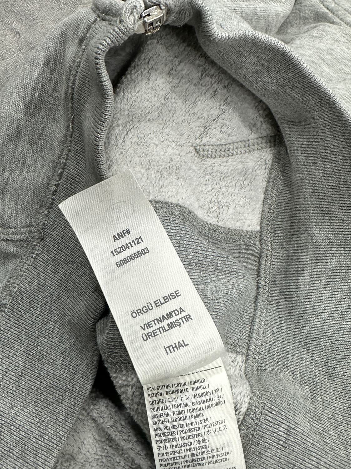 아베크롬비 그레이 후드집업 상품이미지5