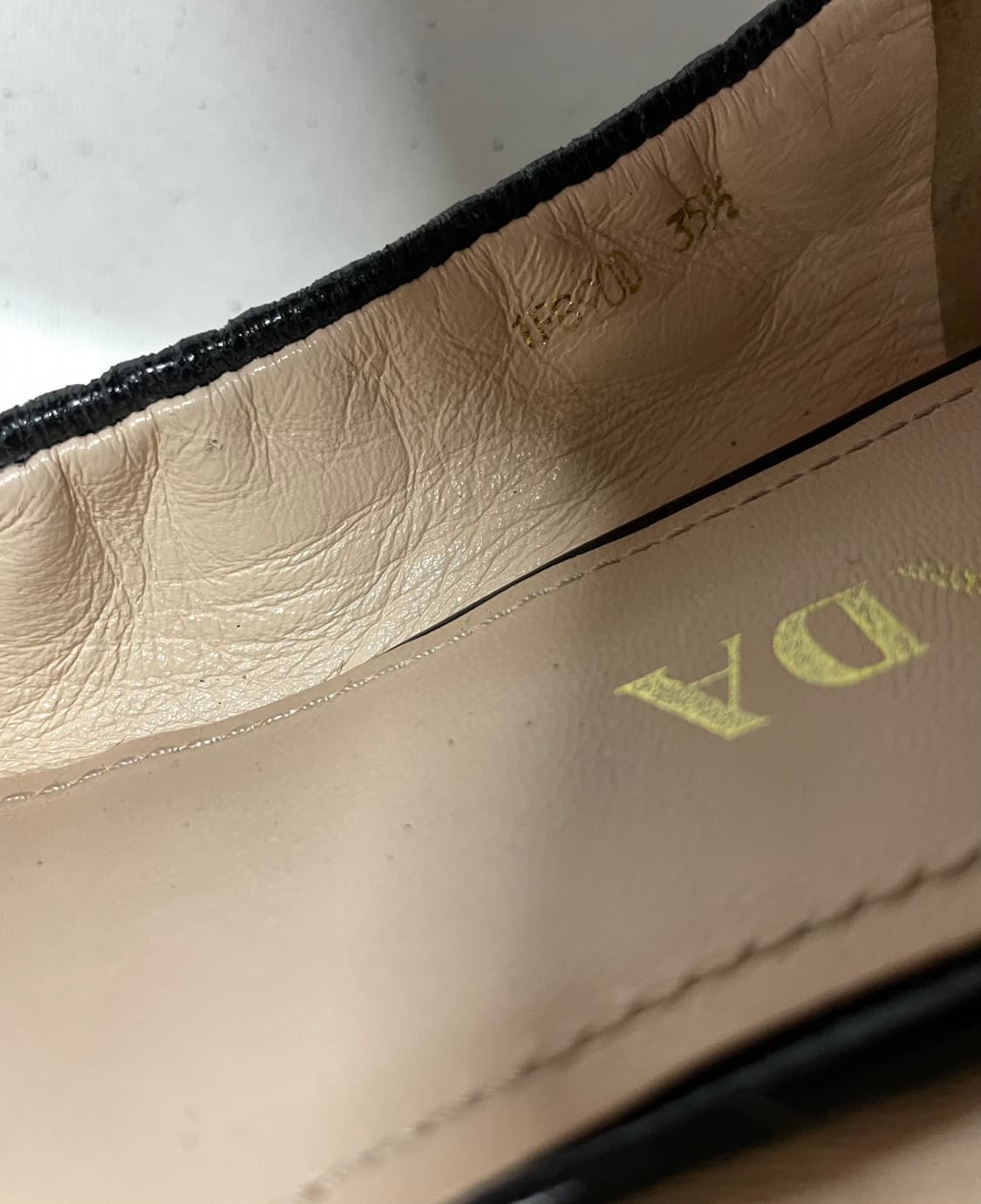 프라다 발레리나 리본 플랫 슈즈 상품이미지6