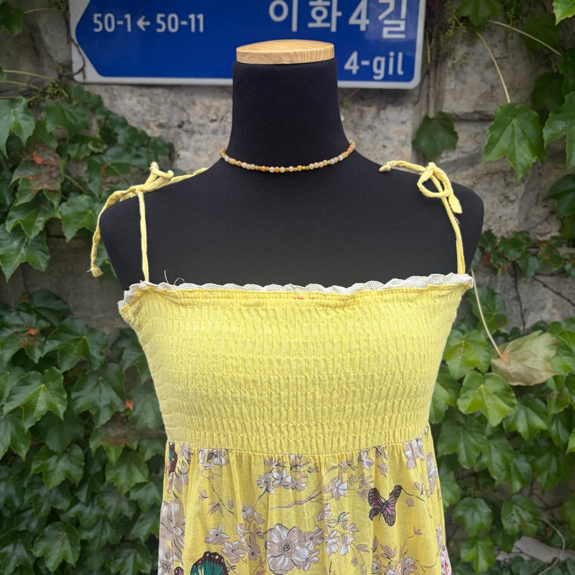 에스닉 보헤미안 모리 하와이안 빈티지 롱 원피스 플라워 패턴 패치워크 상품이미지4