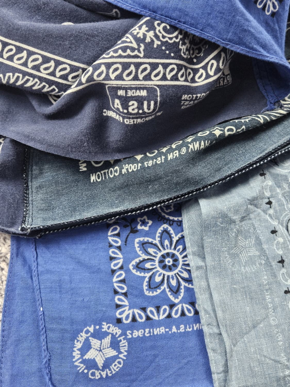 U.S.A 반다나 리워크 커스텀 스카프 머플러 / 10422 상품이미지5