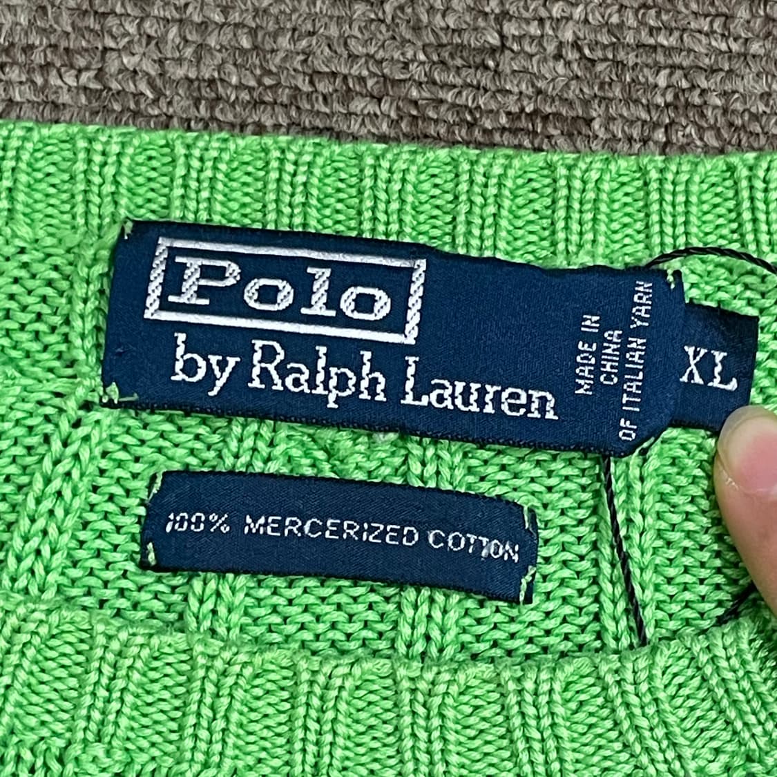 (XL) POLO 폴로 랄프로렌 케이블 니트 상품이미지7