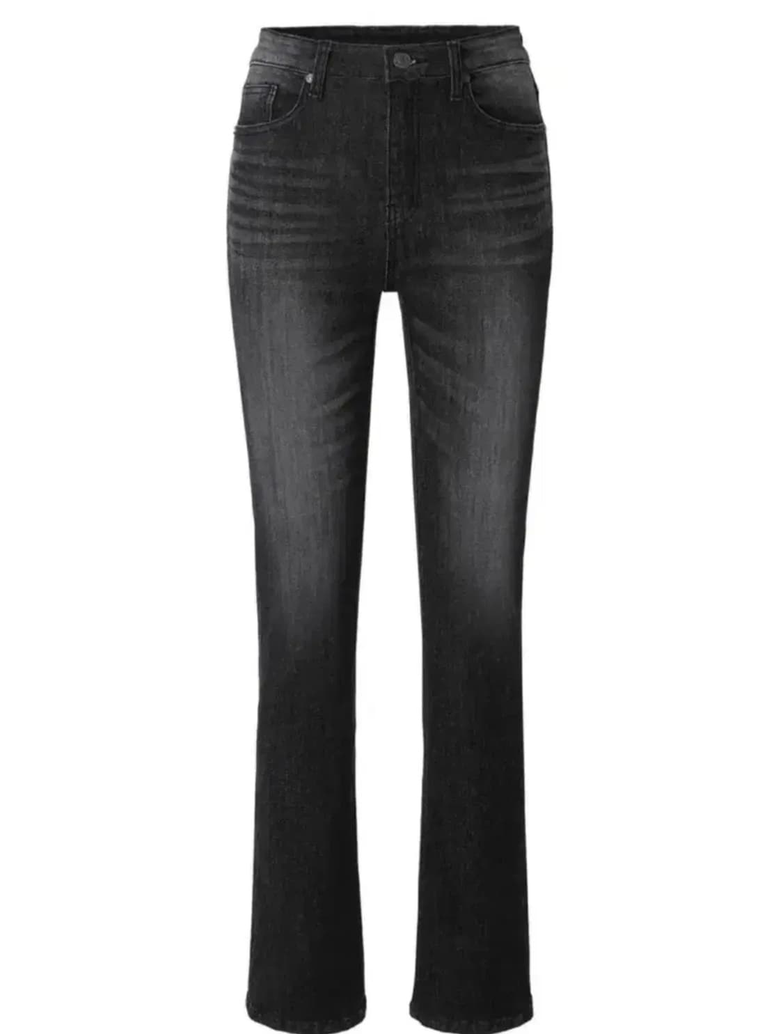 쓰리타임즈 5501 흑청 부츠컷 팬츠 카리나 착욜 상품이미지1