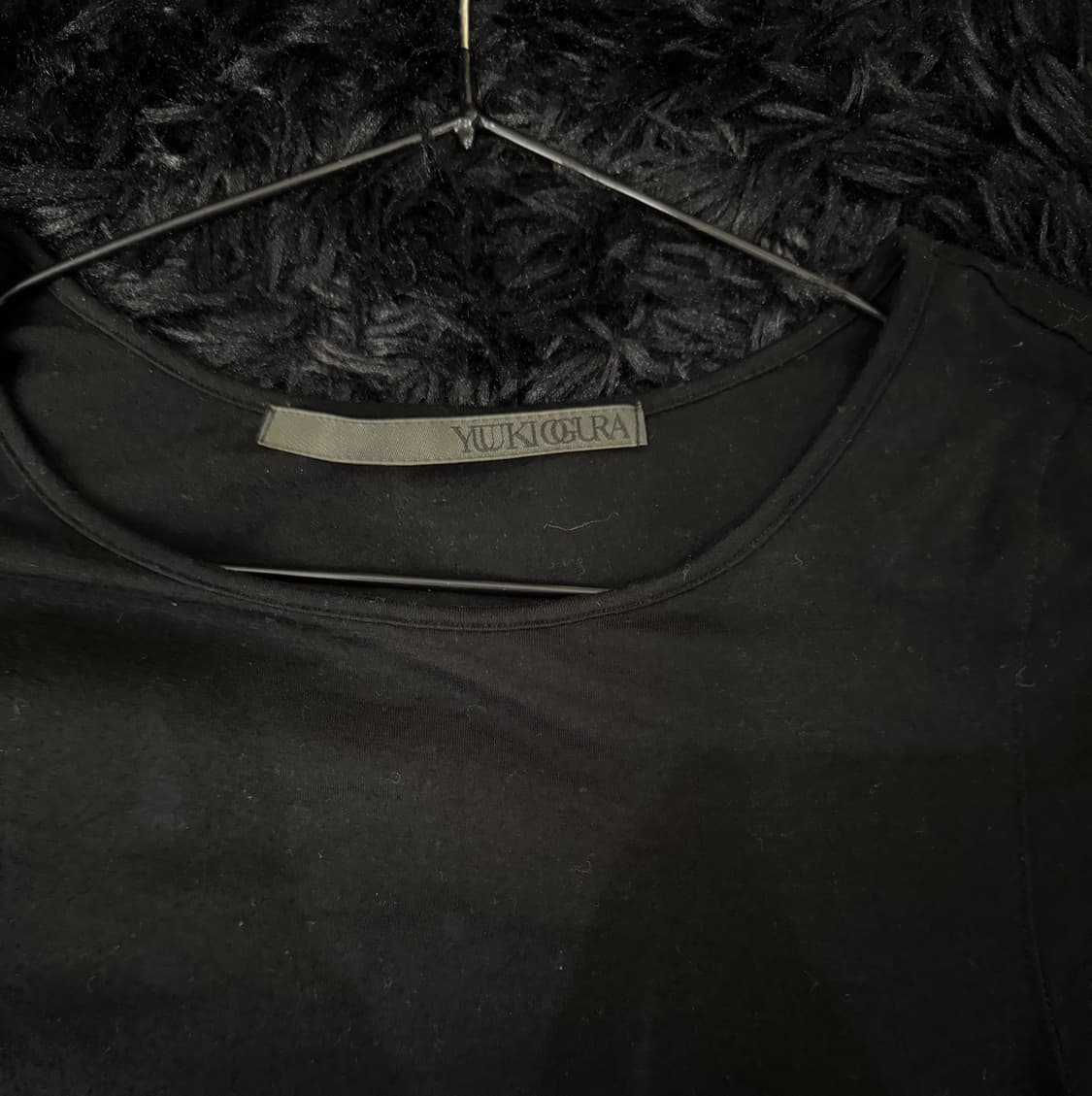 Yuukiogura slim-fit black long sleeve    상품이미지3