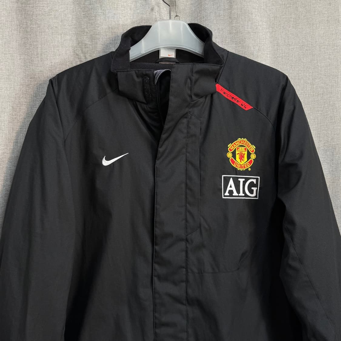 [M/100] 나이키 맨유 AIG 미드필더 기모 바람막이 자켓 상품이미지3