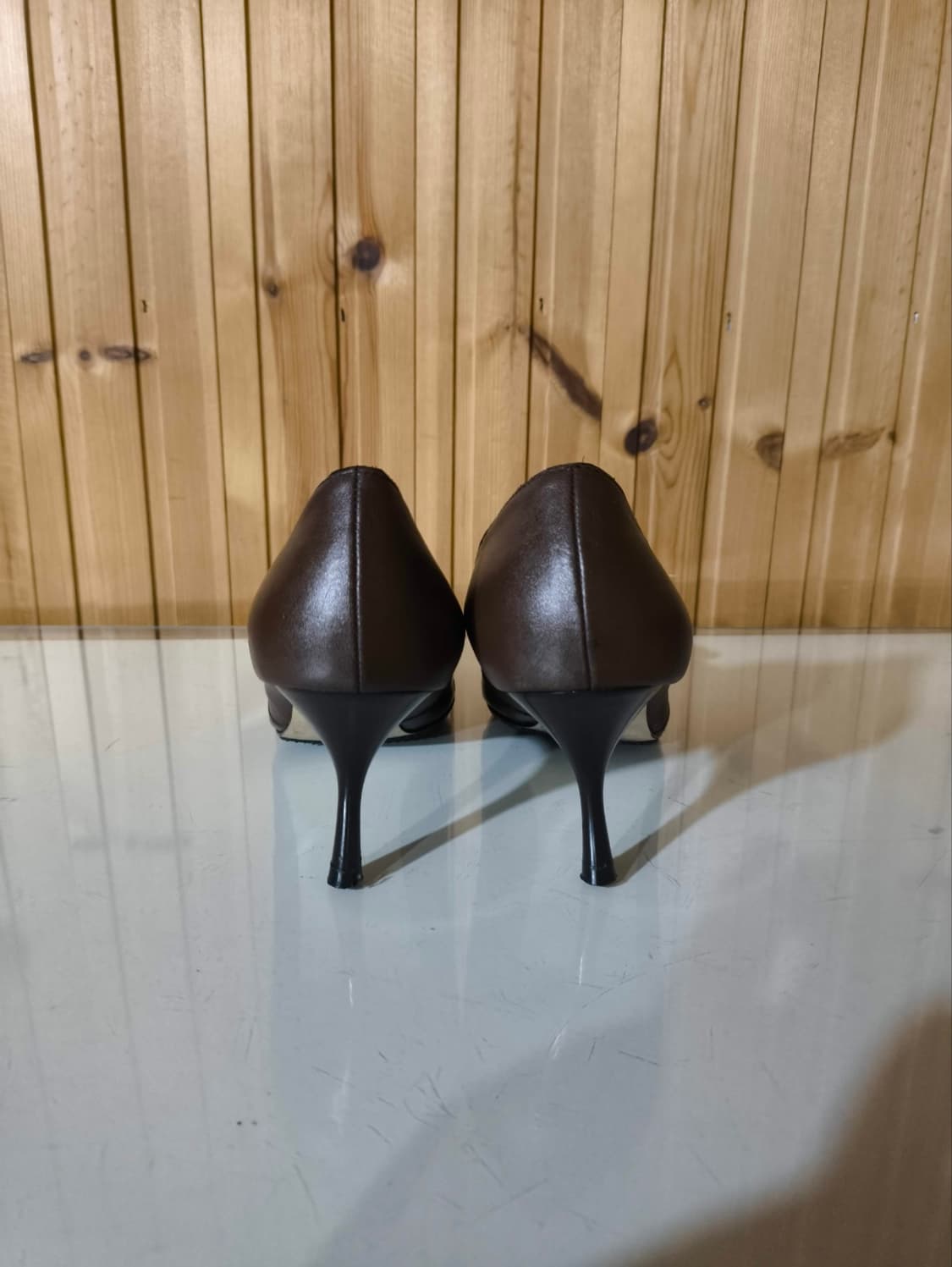 37 240mm 페라가모 리본 구두 힐 7cm  상품이미지7