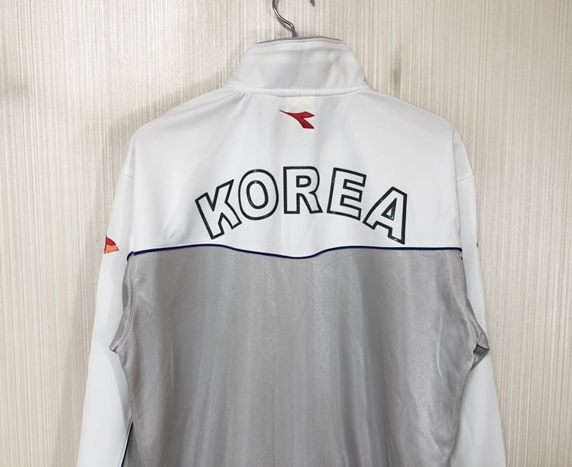 디아도라국대 국대KOREA 핸드볼국대 트레이닝자켓/단복 105(흰회) 상품이미지9