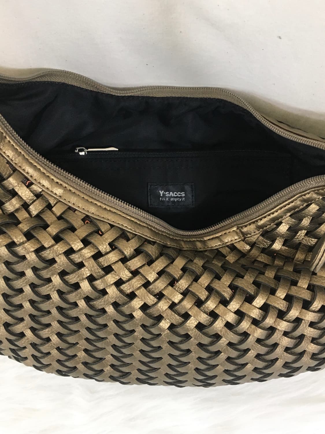 요지 야마모토 Ysaccs 위빙 숄더백 상품이미지5