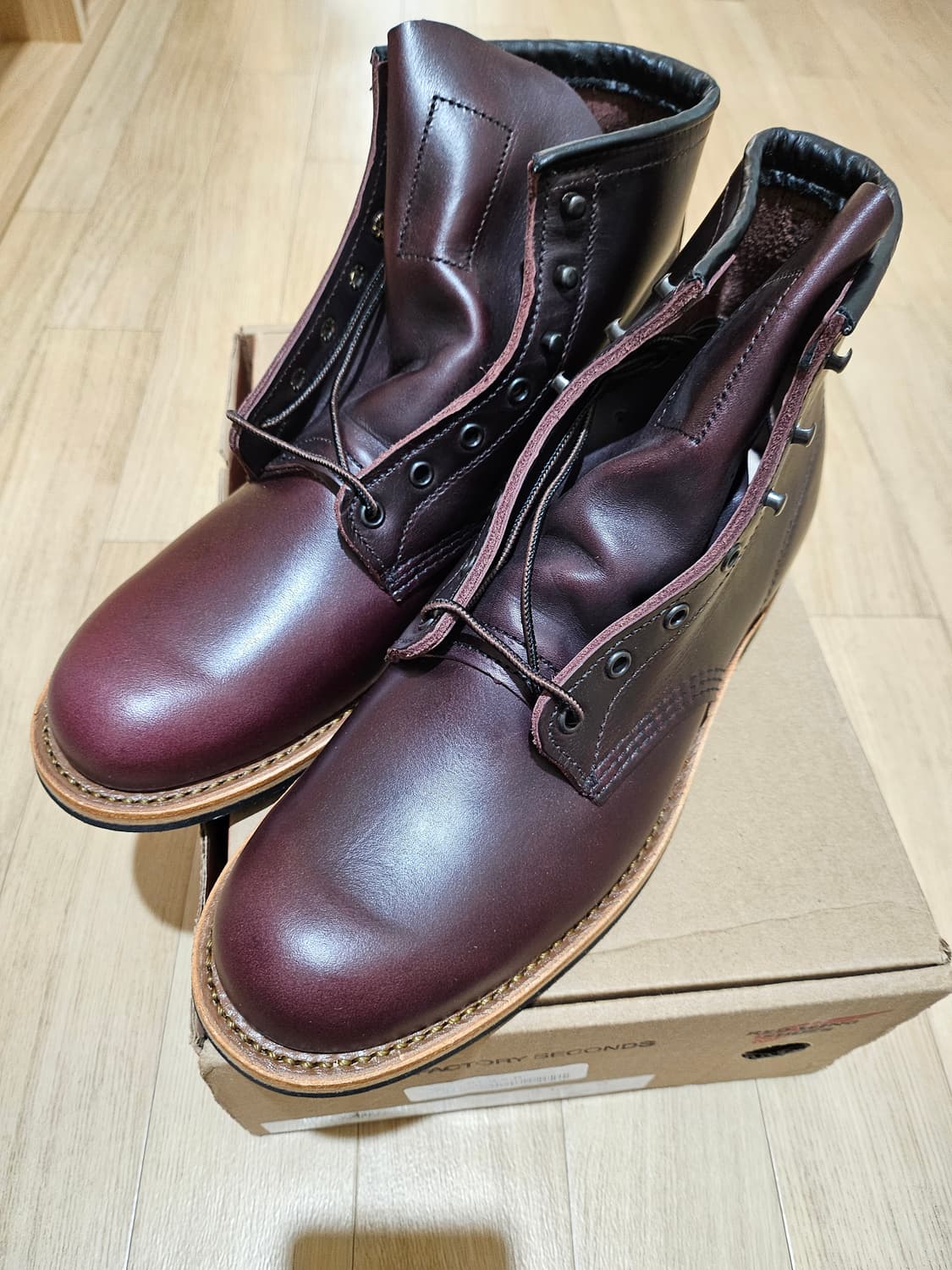 [265] 레드윙 벡맨 부츠 블랙 체리 엑스칼리버 팩토리세컨즈 상품이미지2