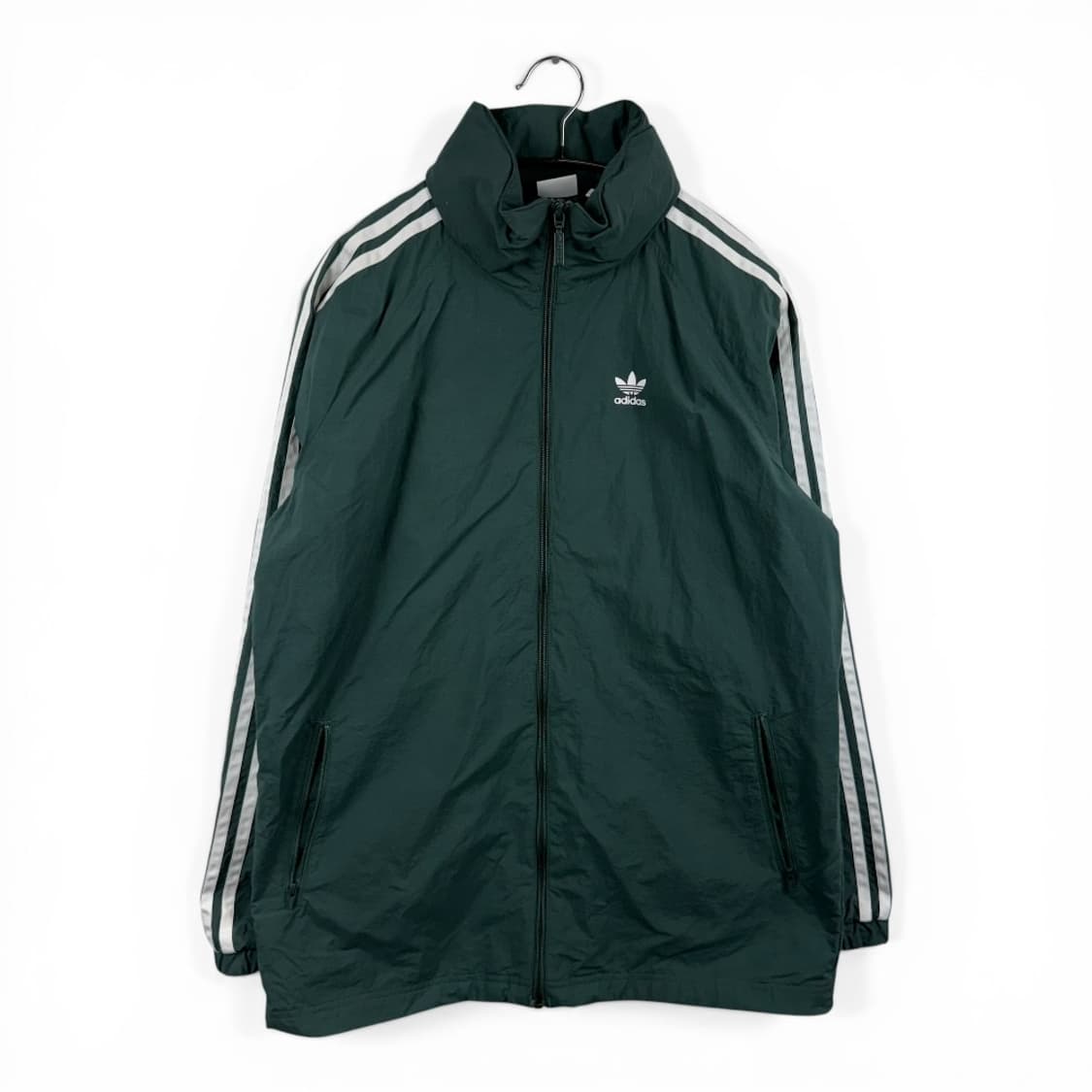 (XS) 아디다스 백로고 스타디움 자켓 그린 상품이미지1