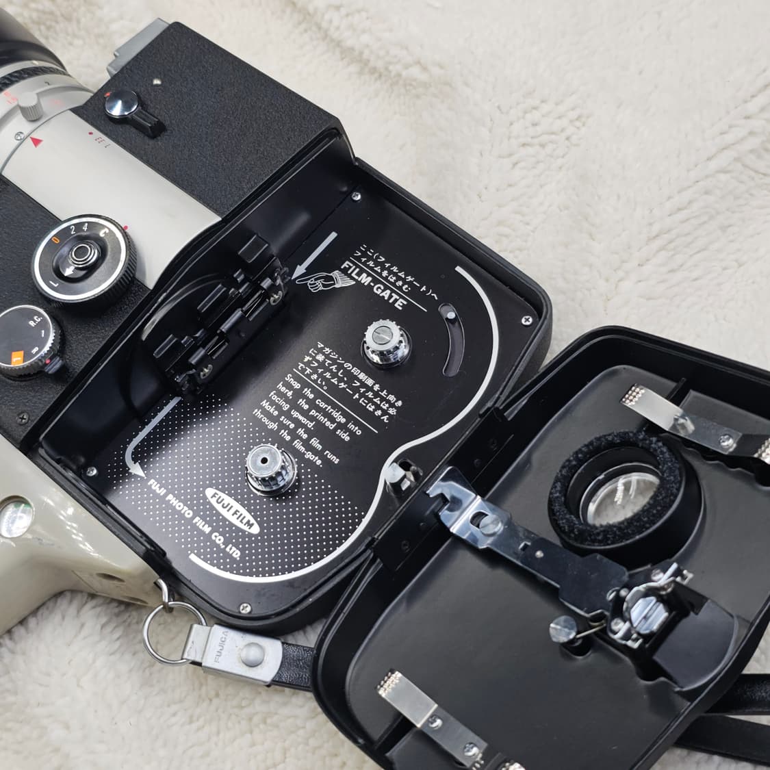 8mm 무비 영화 필름 카메라 후지카 싱글8 Z450 필카 캠코더 앤틱 상품이미지5