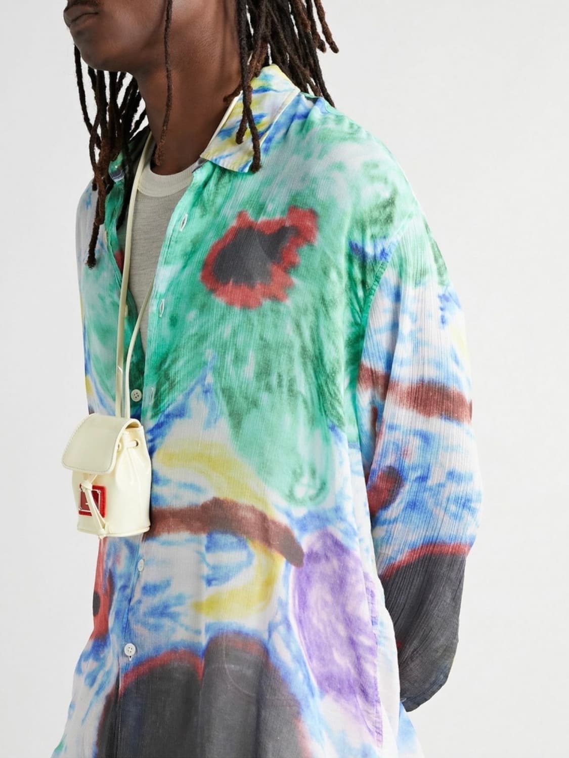 아크네스튜디오 화이트 페이던트 스몰 솔더백    상품이미지6