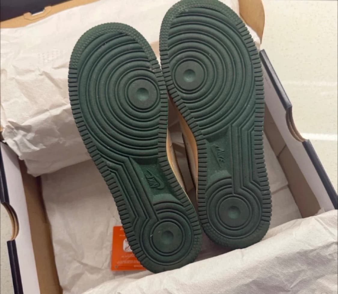 (W) 나이키 에어포스 1 로우 골지 그린 상품이미지2