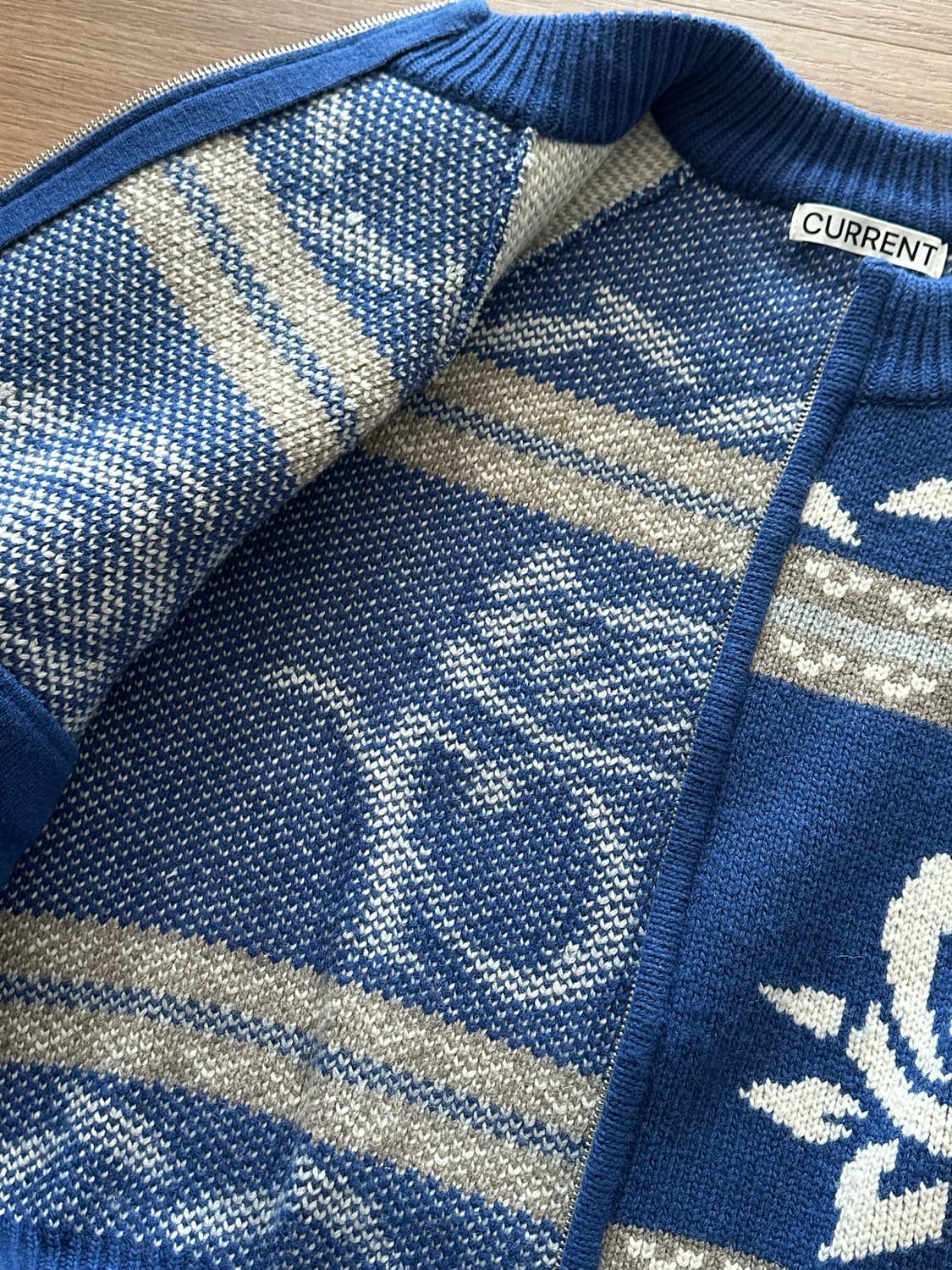 커렌트 니트집업 상품이미지4