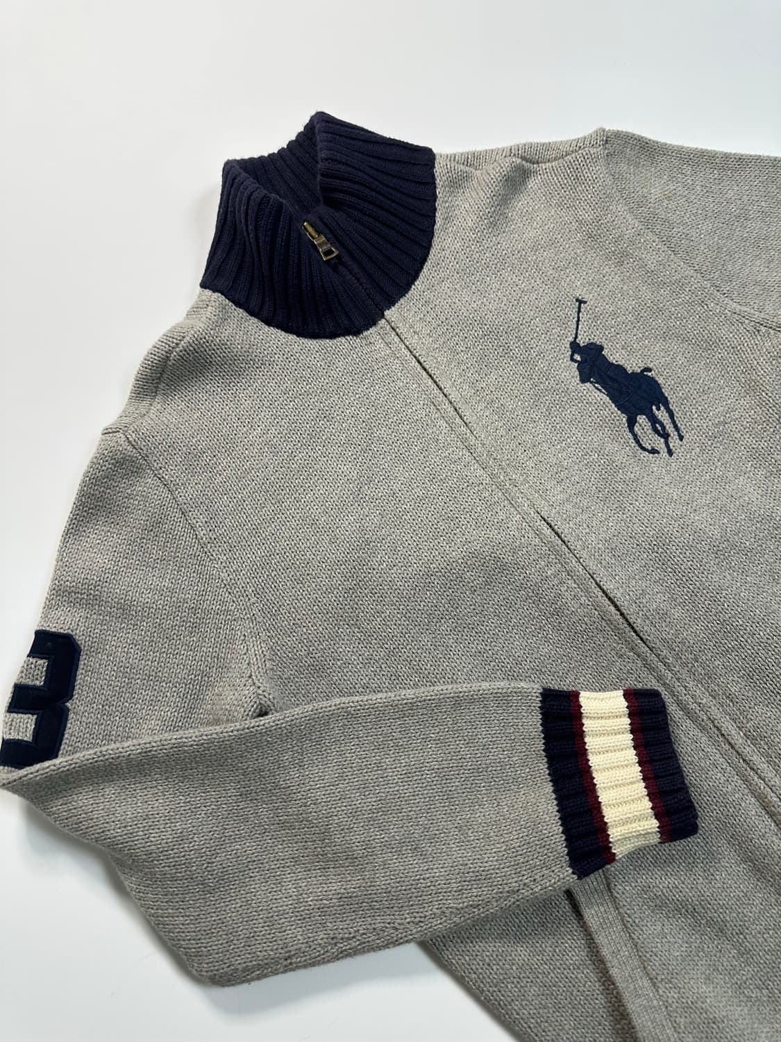 폴로 빅포니 그레이 집업 상품이미지1