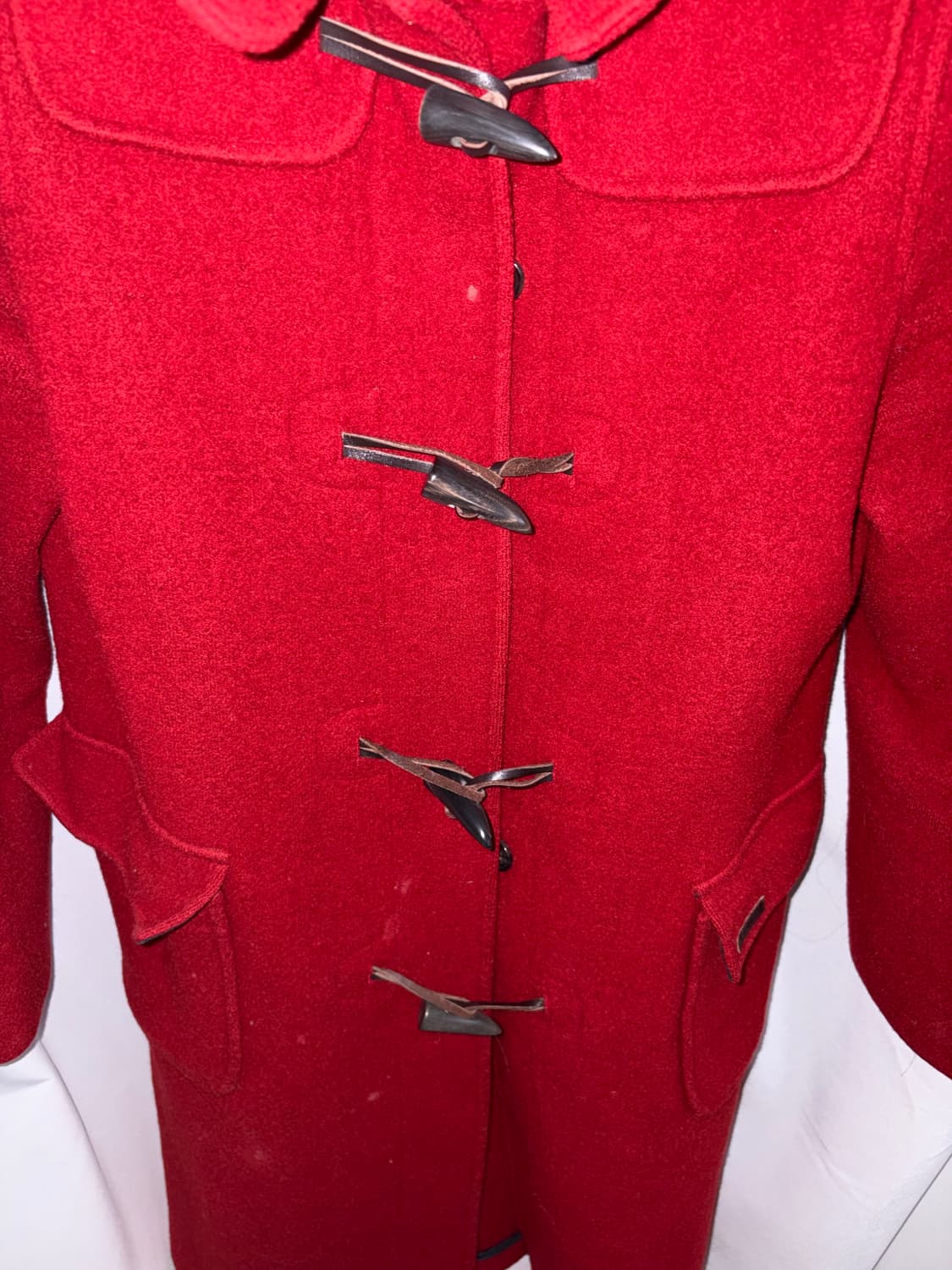 KEITH LONDON 키이스 롱코트 런던 떡볶이코트 떡코 레드 빈티지 상품이미지3